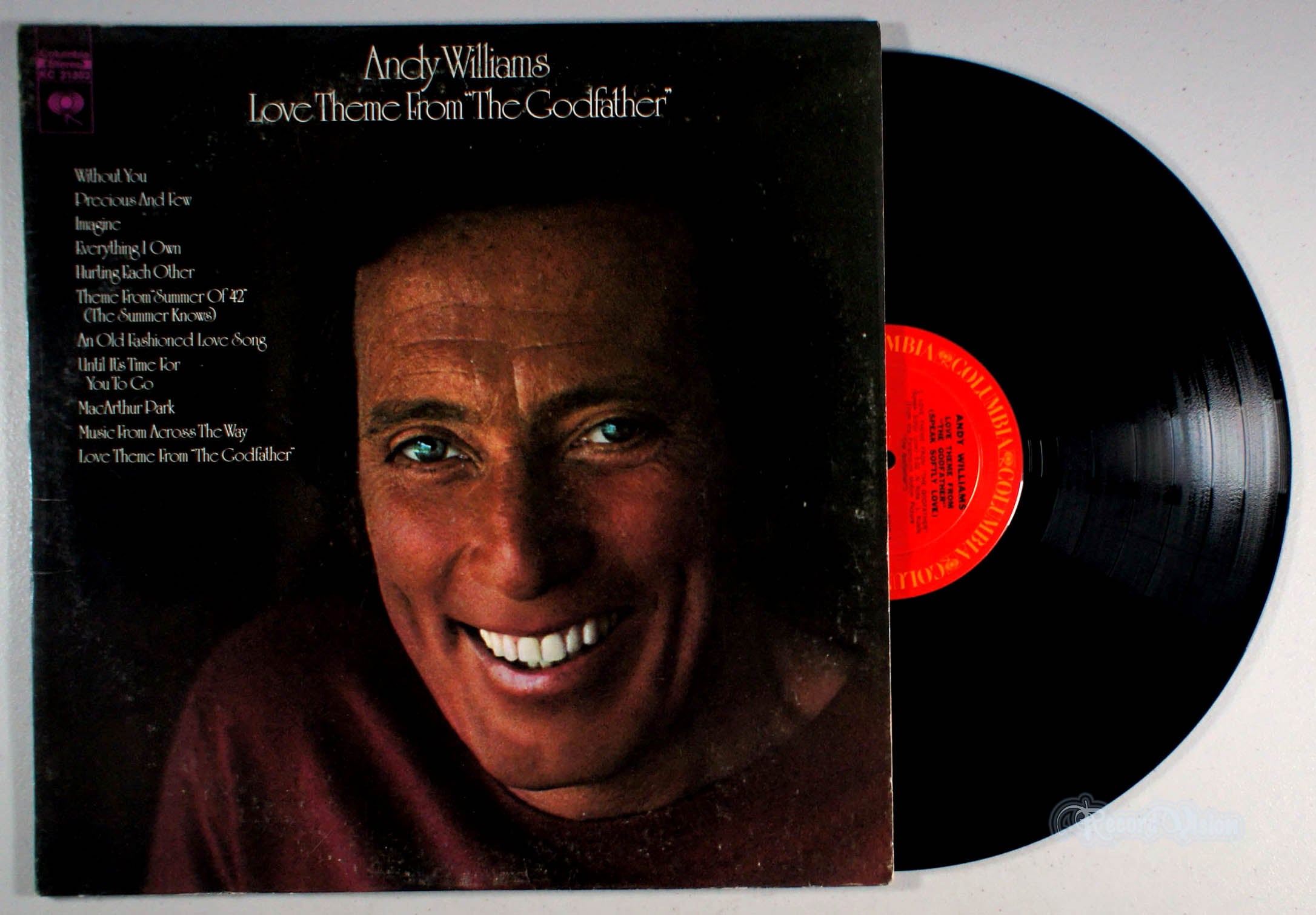 Andy Williams - Love Theme From the Godfather (front cover) Vinyl