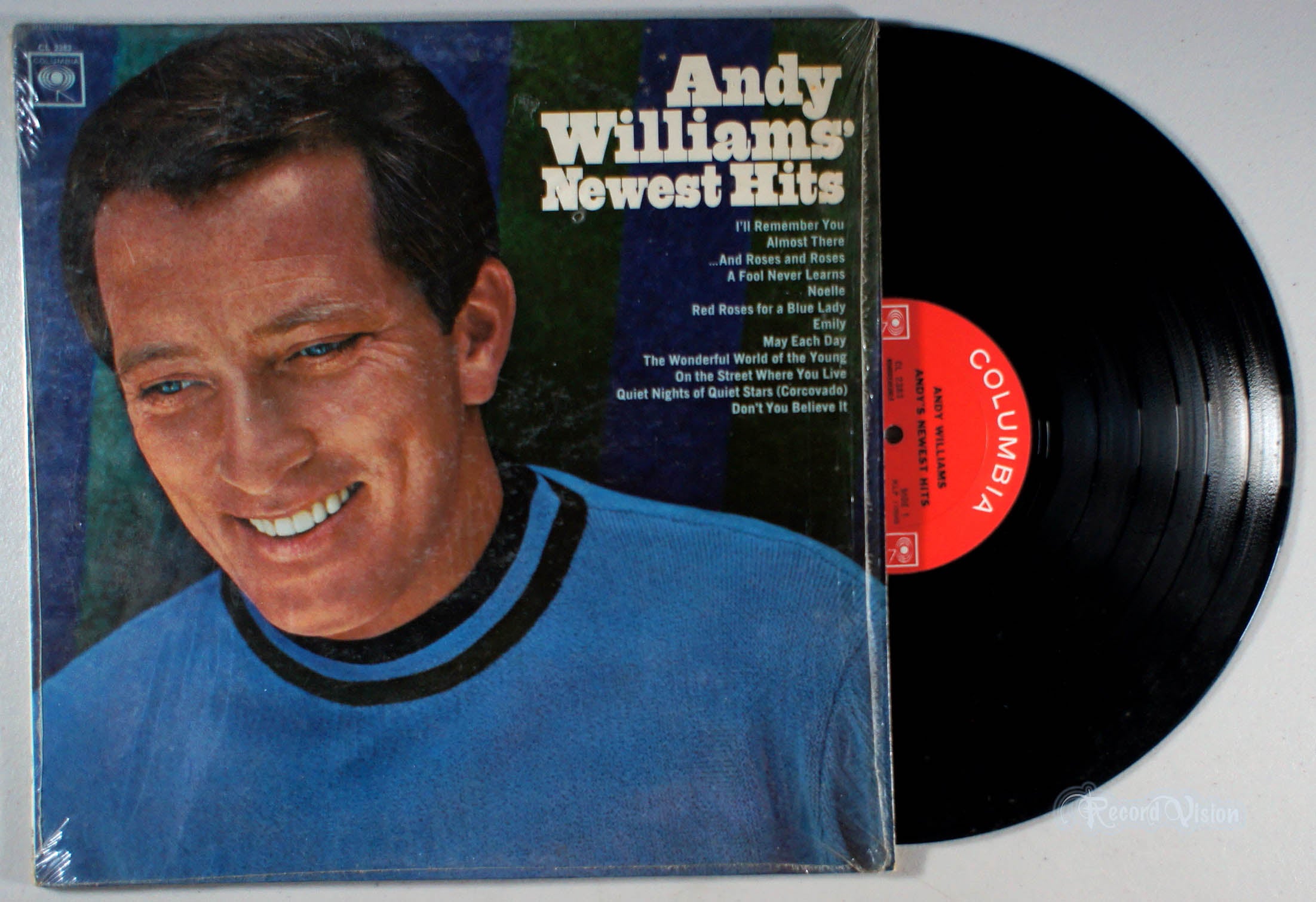 Andy Williams - Newest Hits (front cover) Vinyl