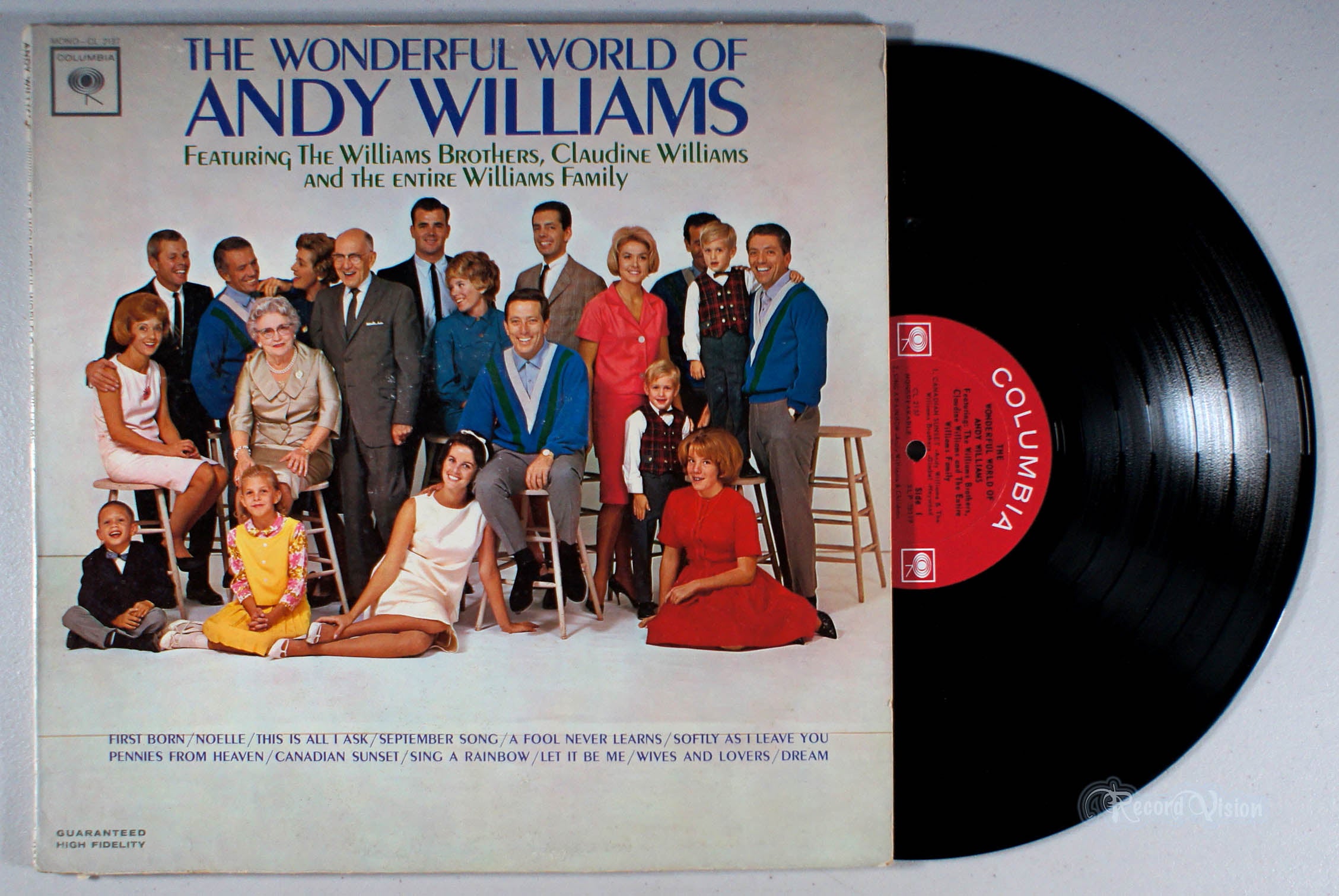 Andy Williams - The Wonderful World of (front cover) Vinyl