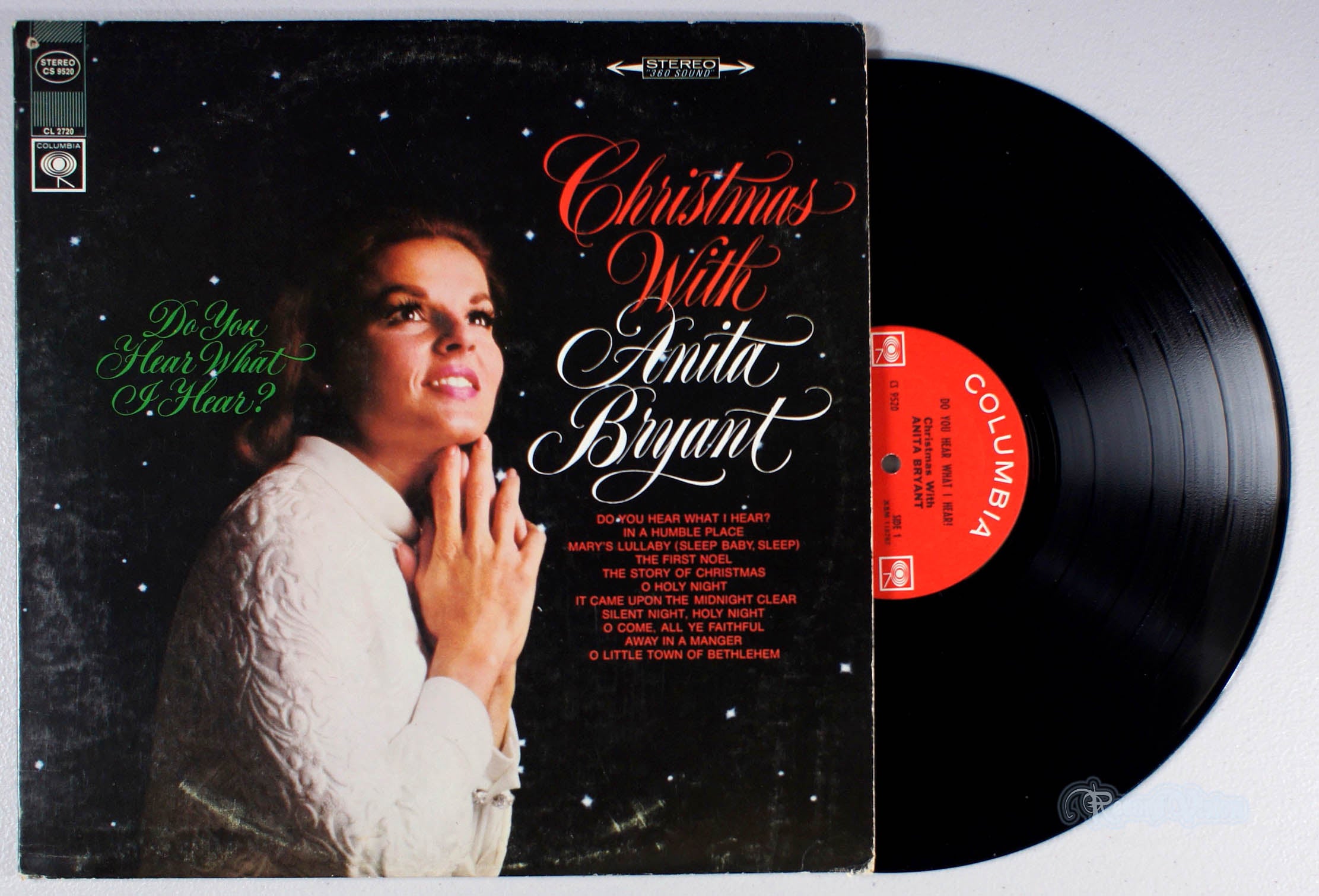 Anita Bryant - Christmas With (front cover) Vinyl