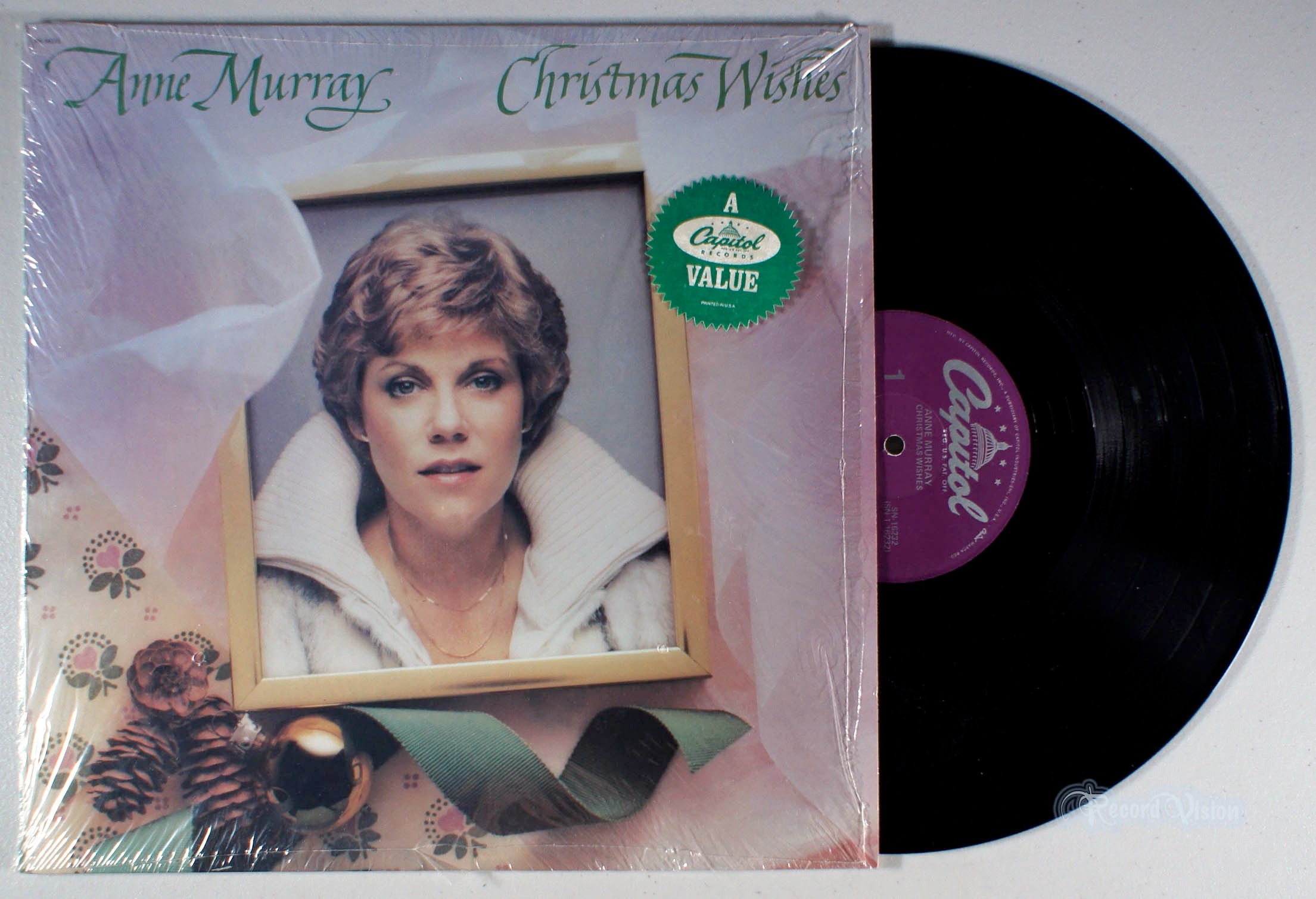 Anne Murray - Christmas Wishes (front cover) Vinyl