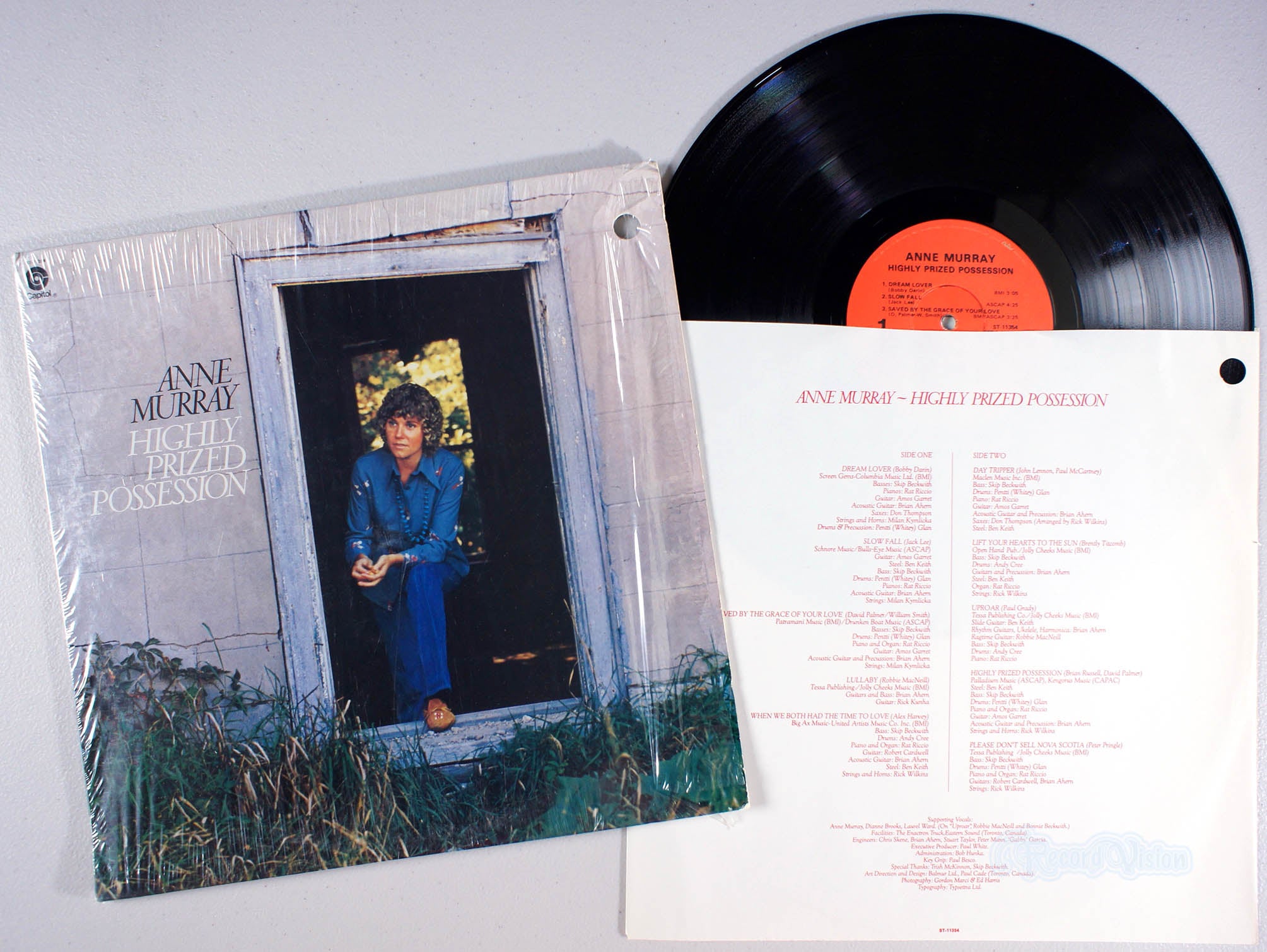 Anne Murray - Highly Prized Possession (front cover) Vinyl