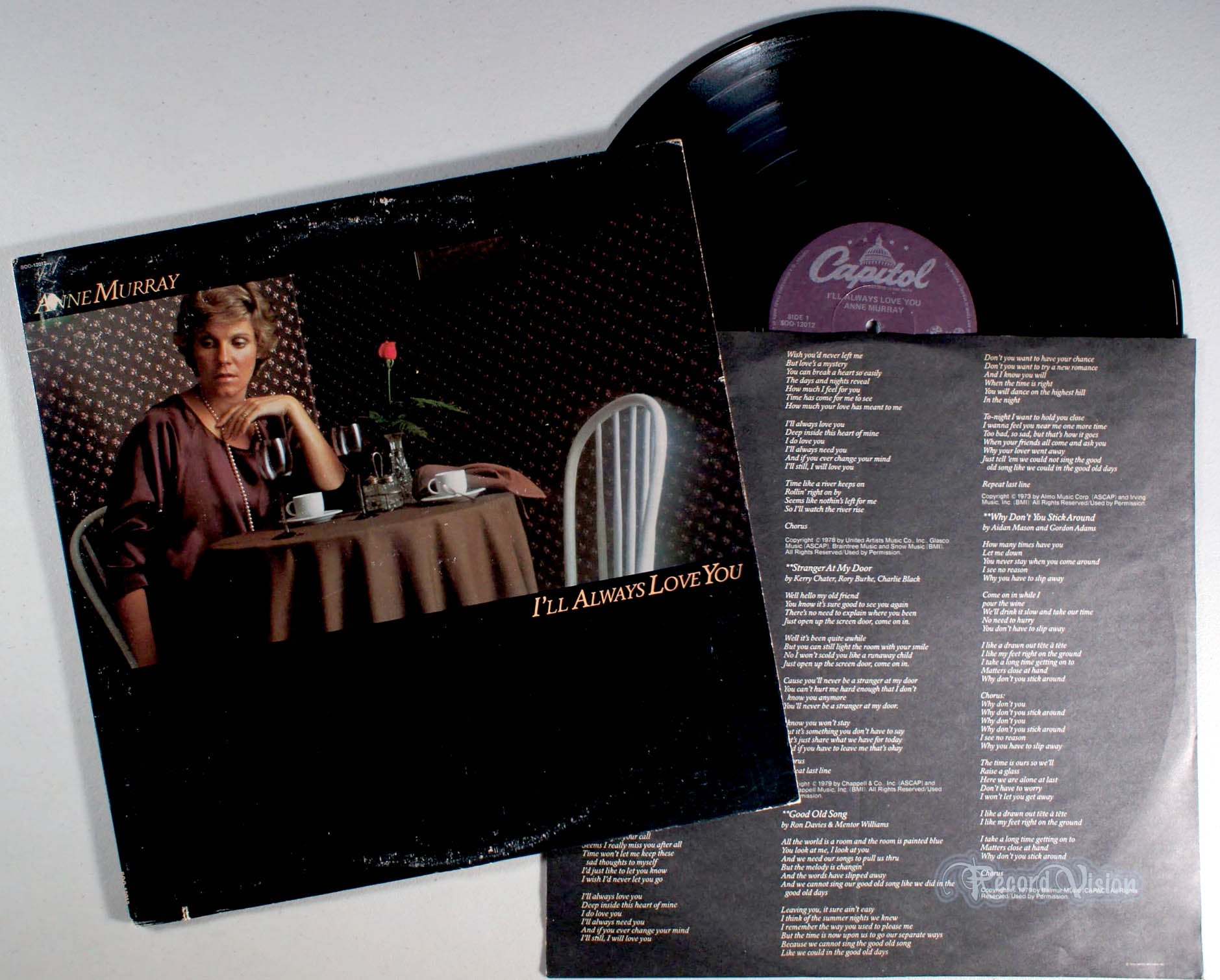 Anne Murray - I'll Always Love You (front cover) Vinyl