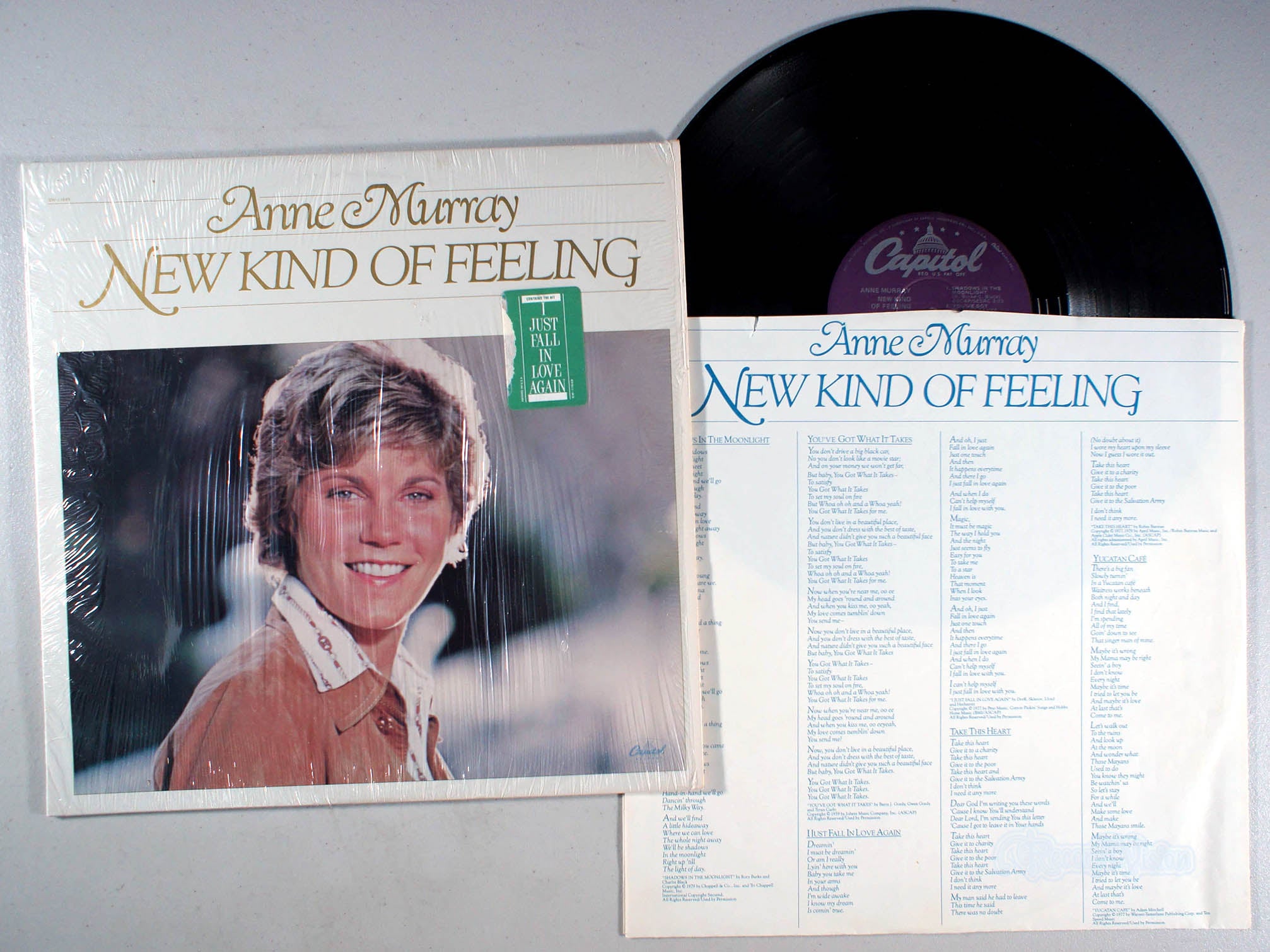 Anne Murray - New Kind of Feeling (front cover) Vinyl