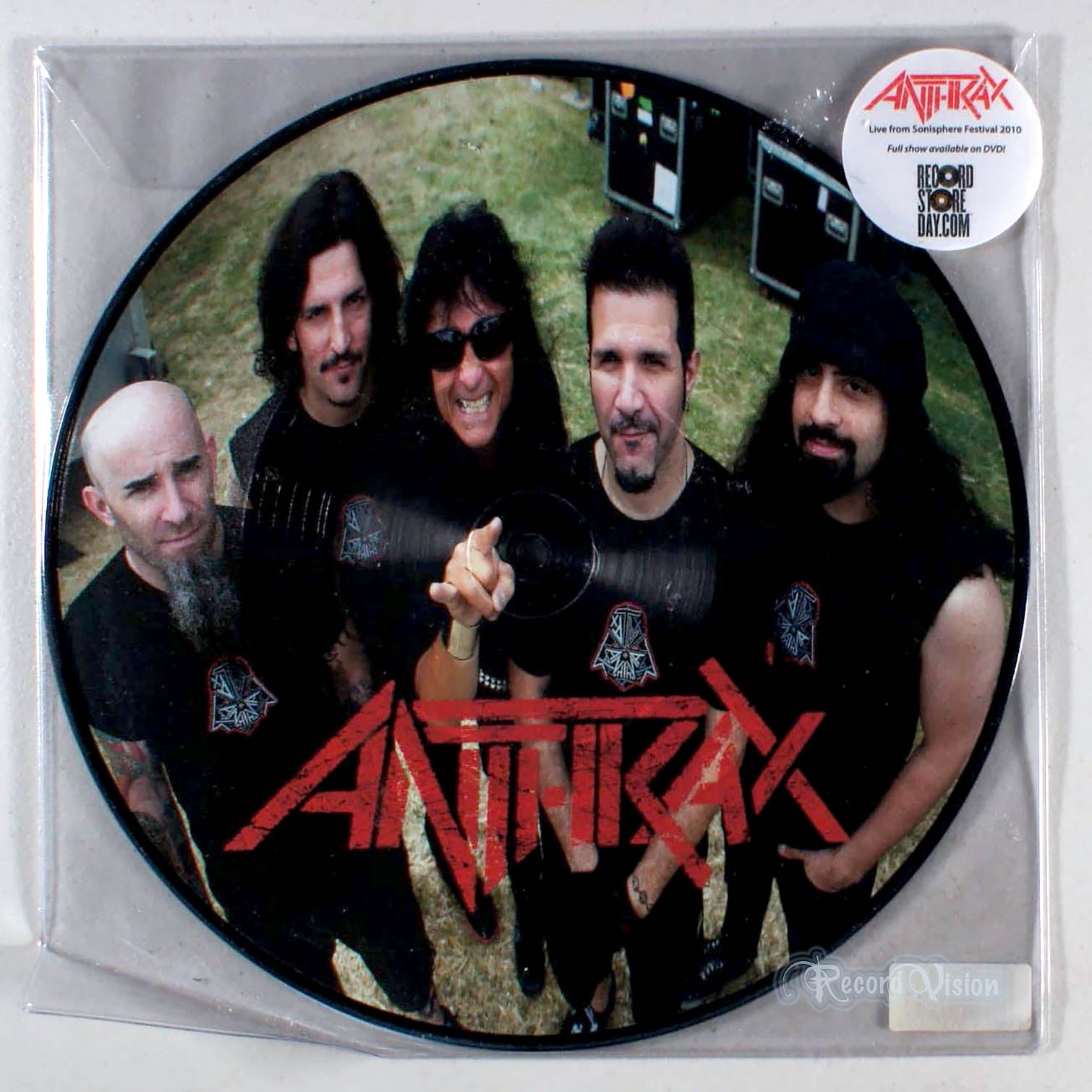 Anthrax - Live From Sonisphere Festival 2010 (front cover) Vinyl