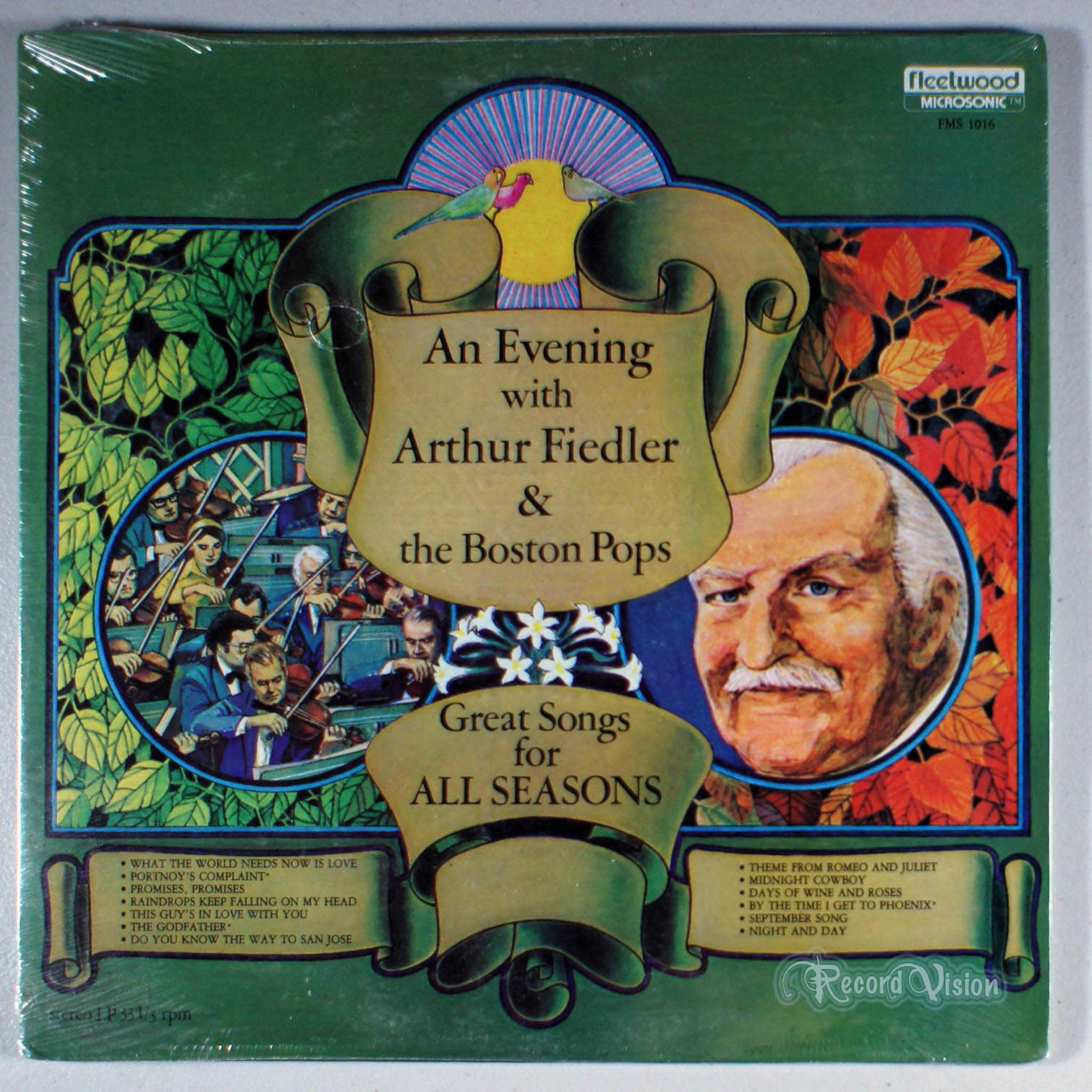 Arthur Fiedler - Great Songs of Christmas (front cover) Vinyl