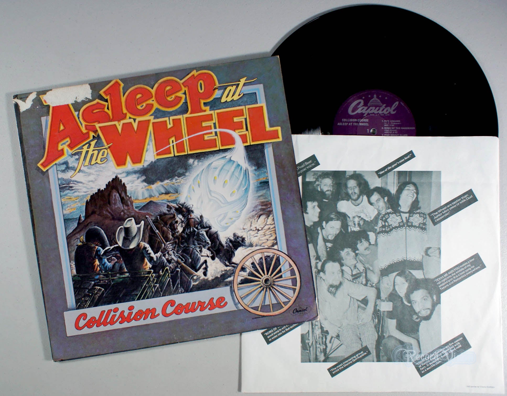 Asleep at the Wheel - Collision Course (front cover) Vinyl