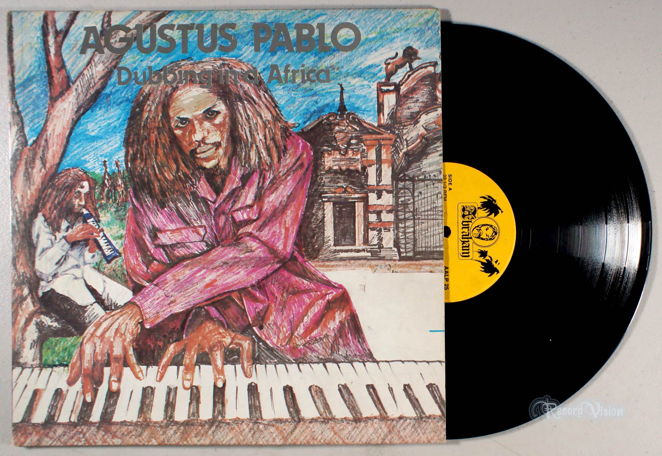 Augustus Pablo - Dubbing in a Africa (front cover) Vinyl