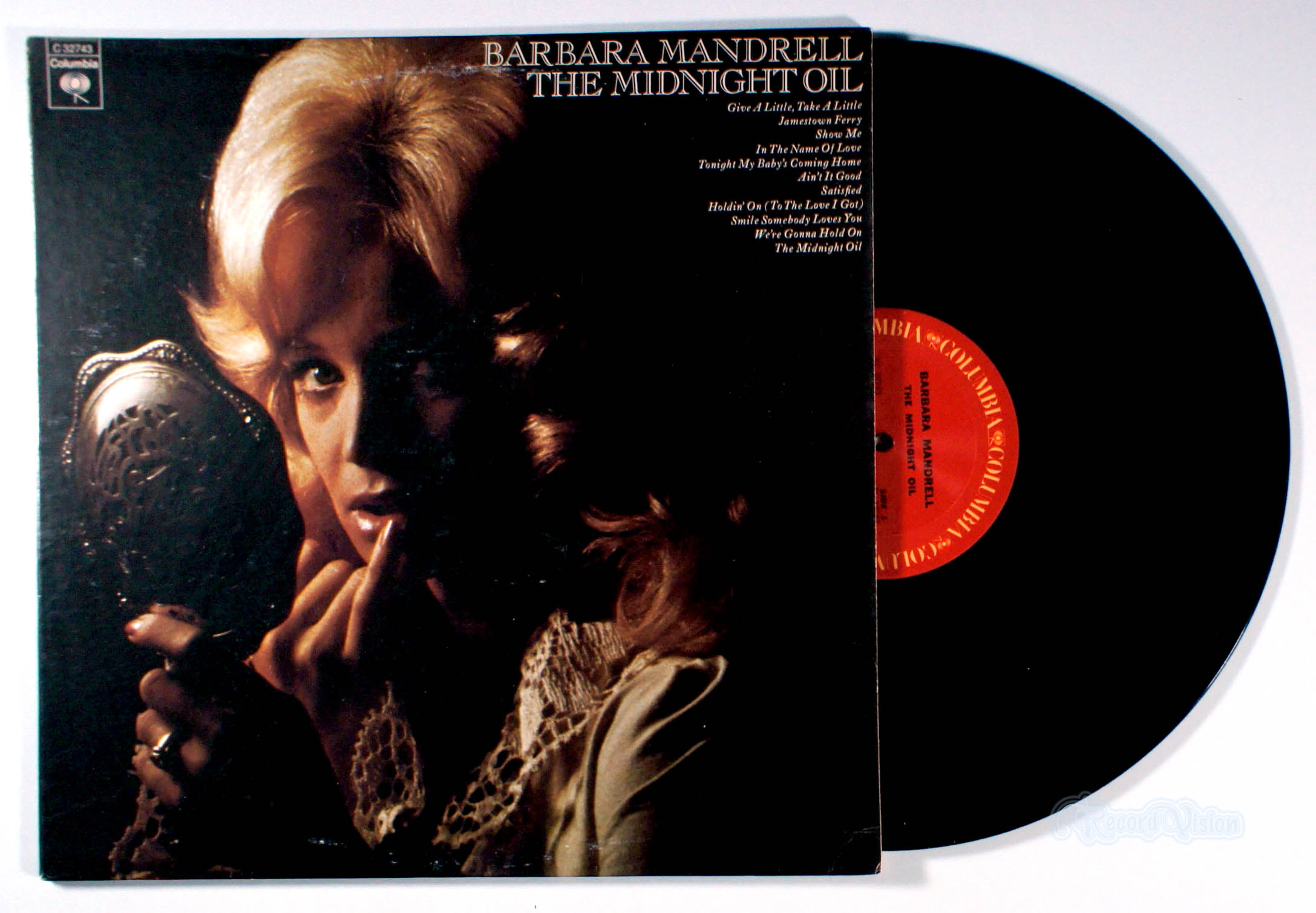Barbara Mandrell - The Midnight Oil (front cover) Vinyl