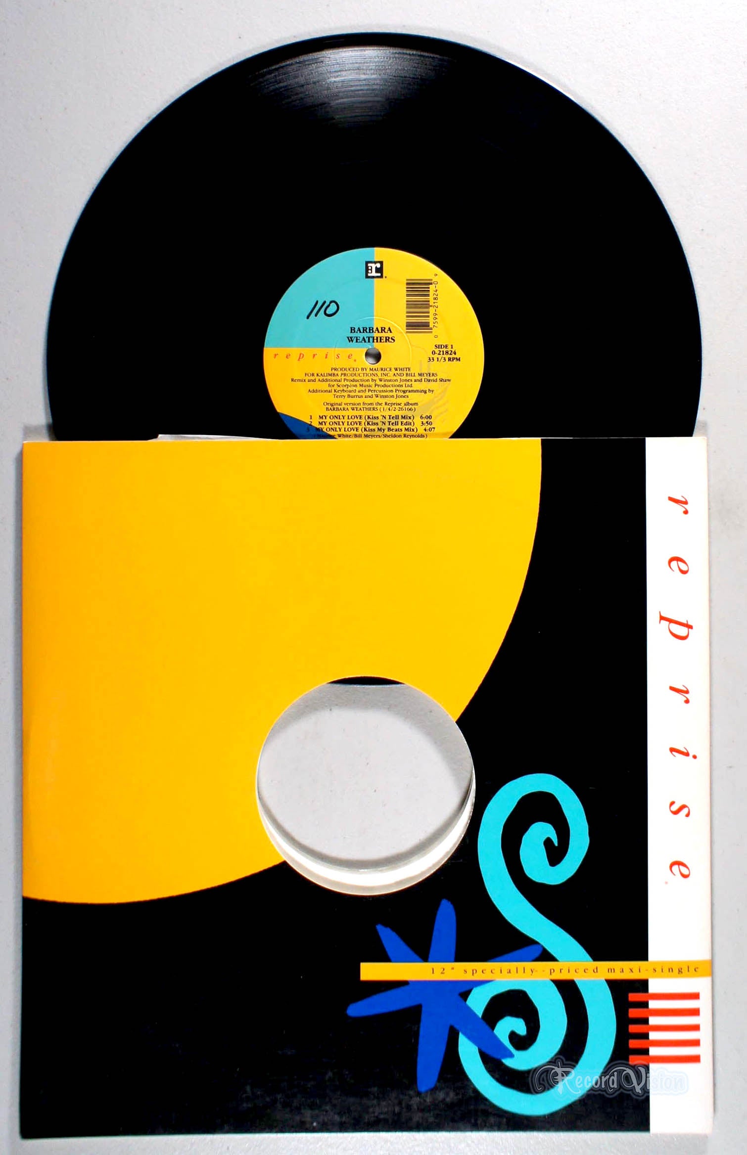 Barbara Weathers - My Only Love (front cover) Vinyl