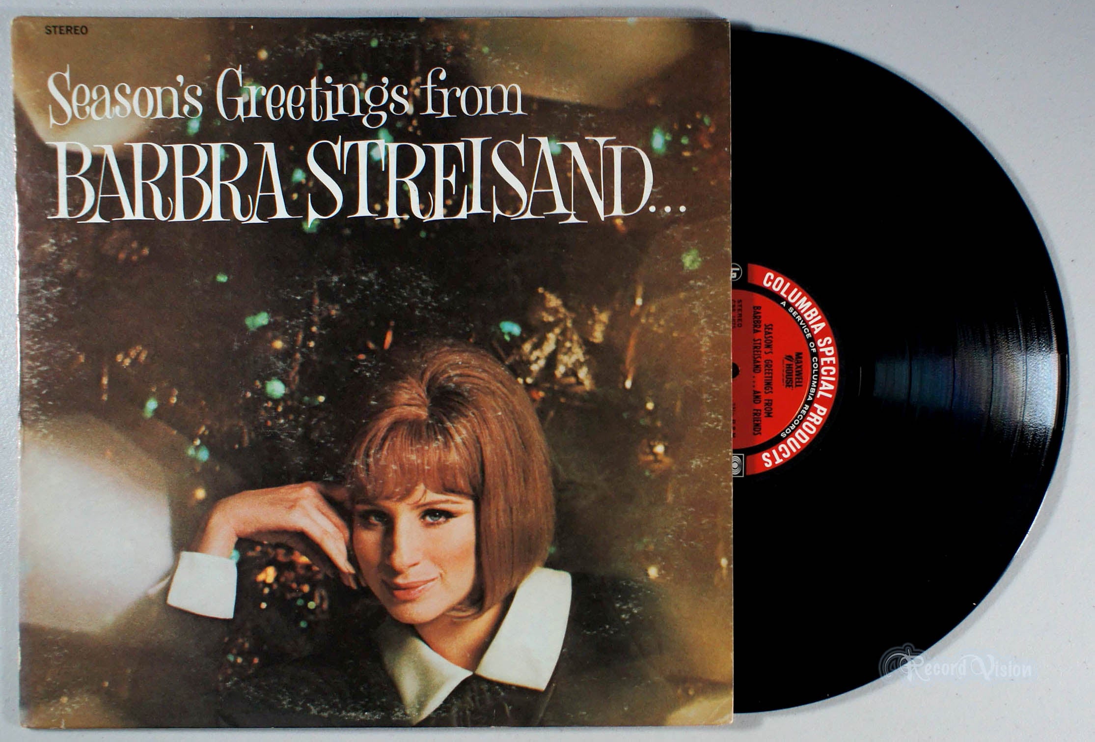 Barbra Streisand - Season's Greetings From (front cover) Vinyl
