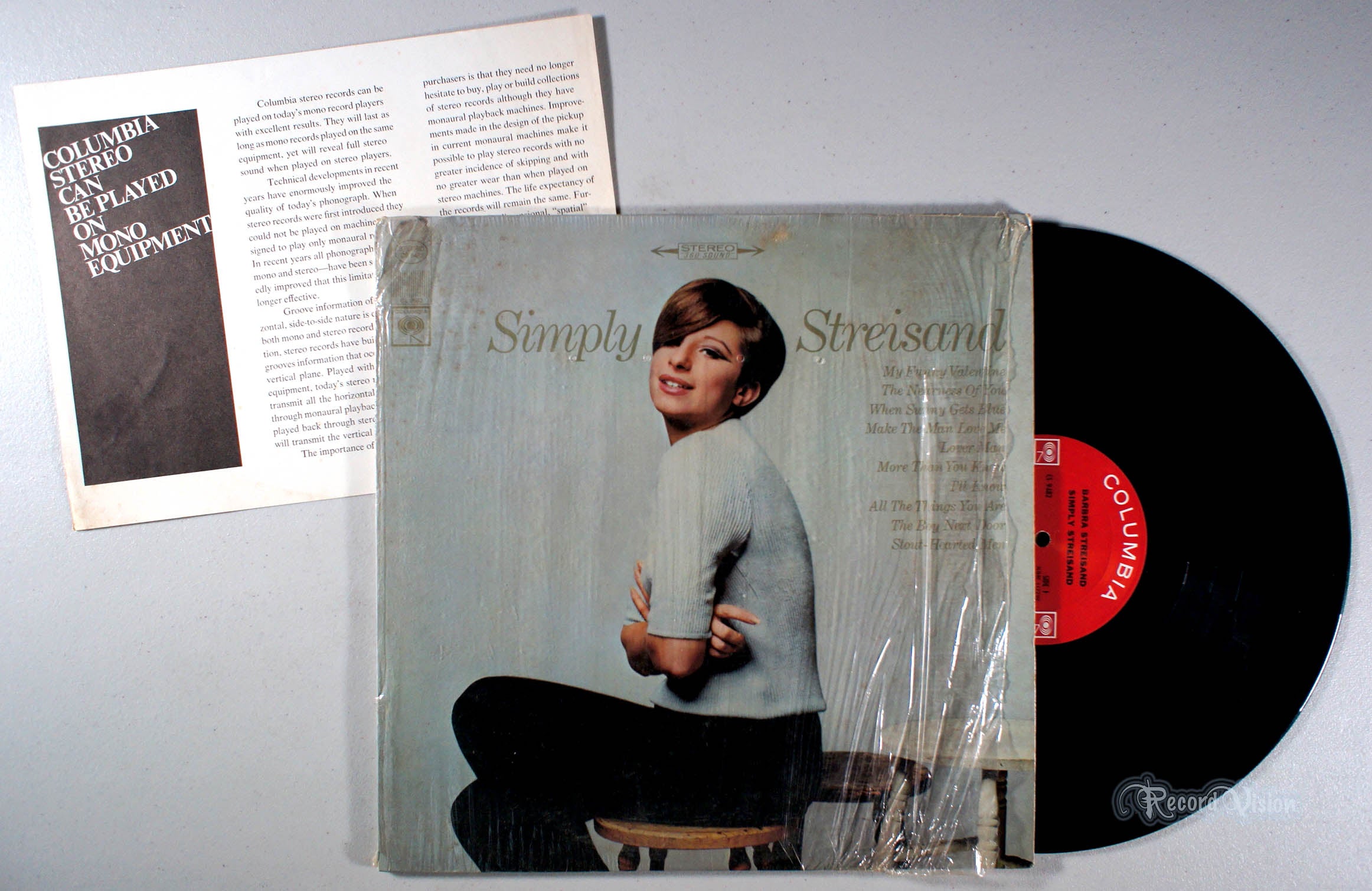 Barbra Streisand - Simply Streisand (front cover) Vinyl