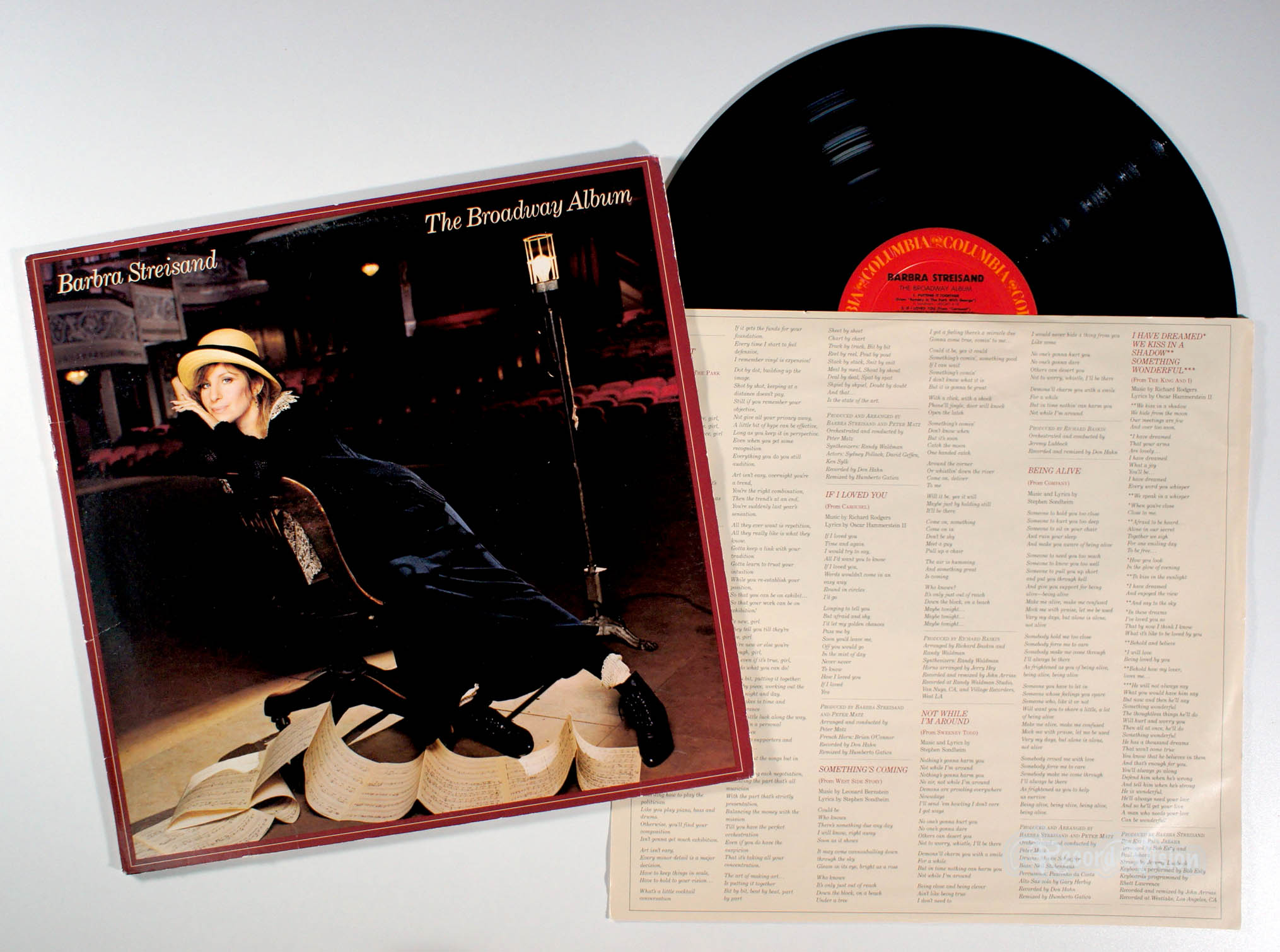 Barbra Streisand - The Broadway Album (front cover) Vinyl
