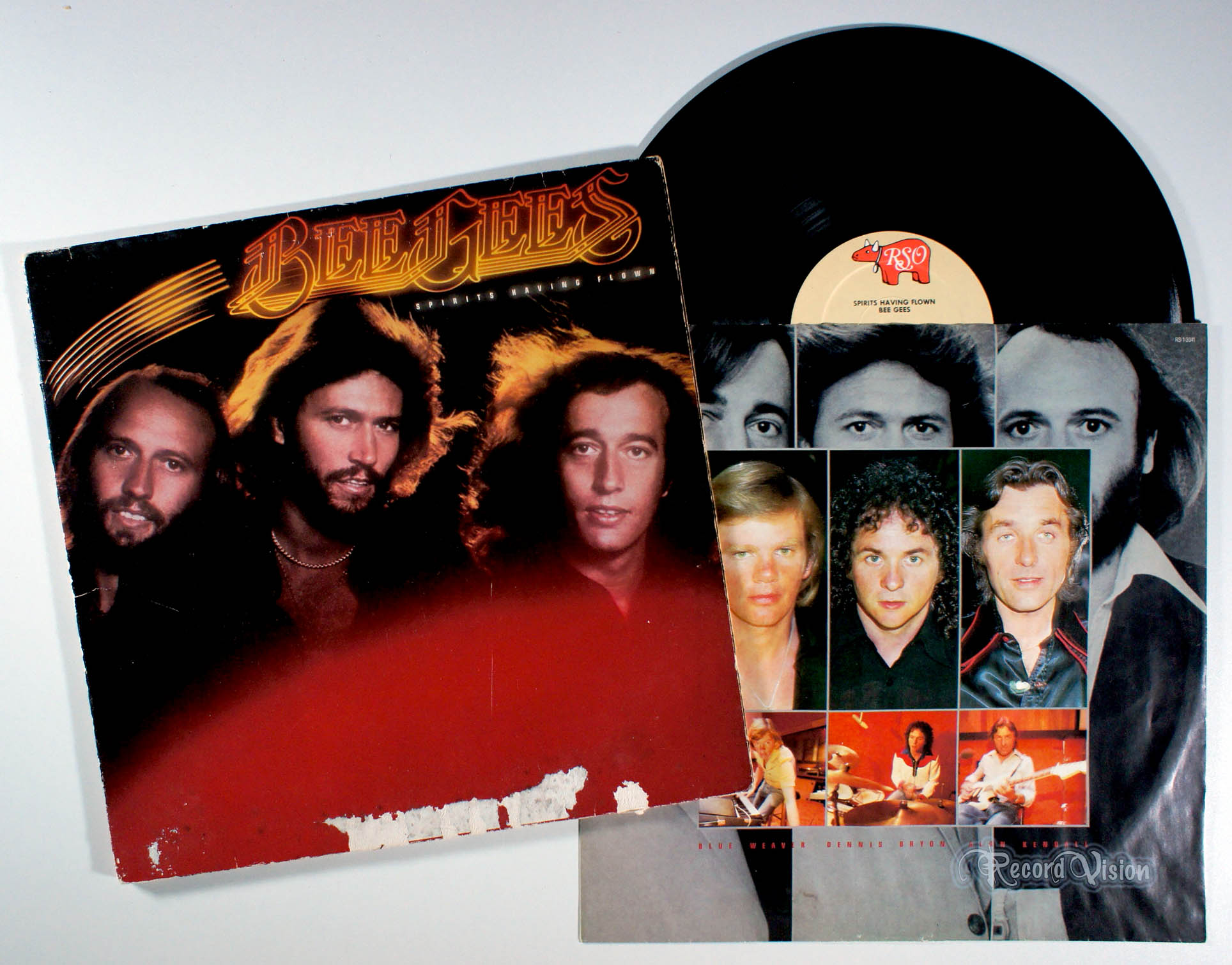 Bee Gees - Spirits Having Flown (front cover) Vinyl