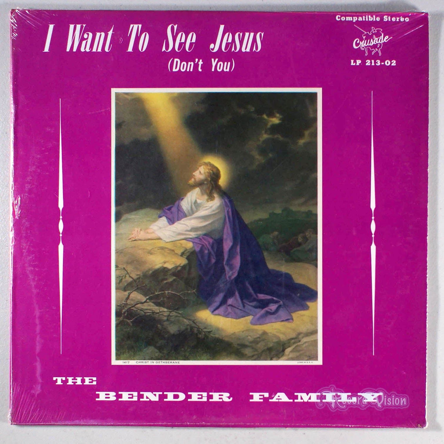Bender Family - I Want to See Jesus (front cover) Vinyl