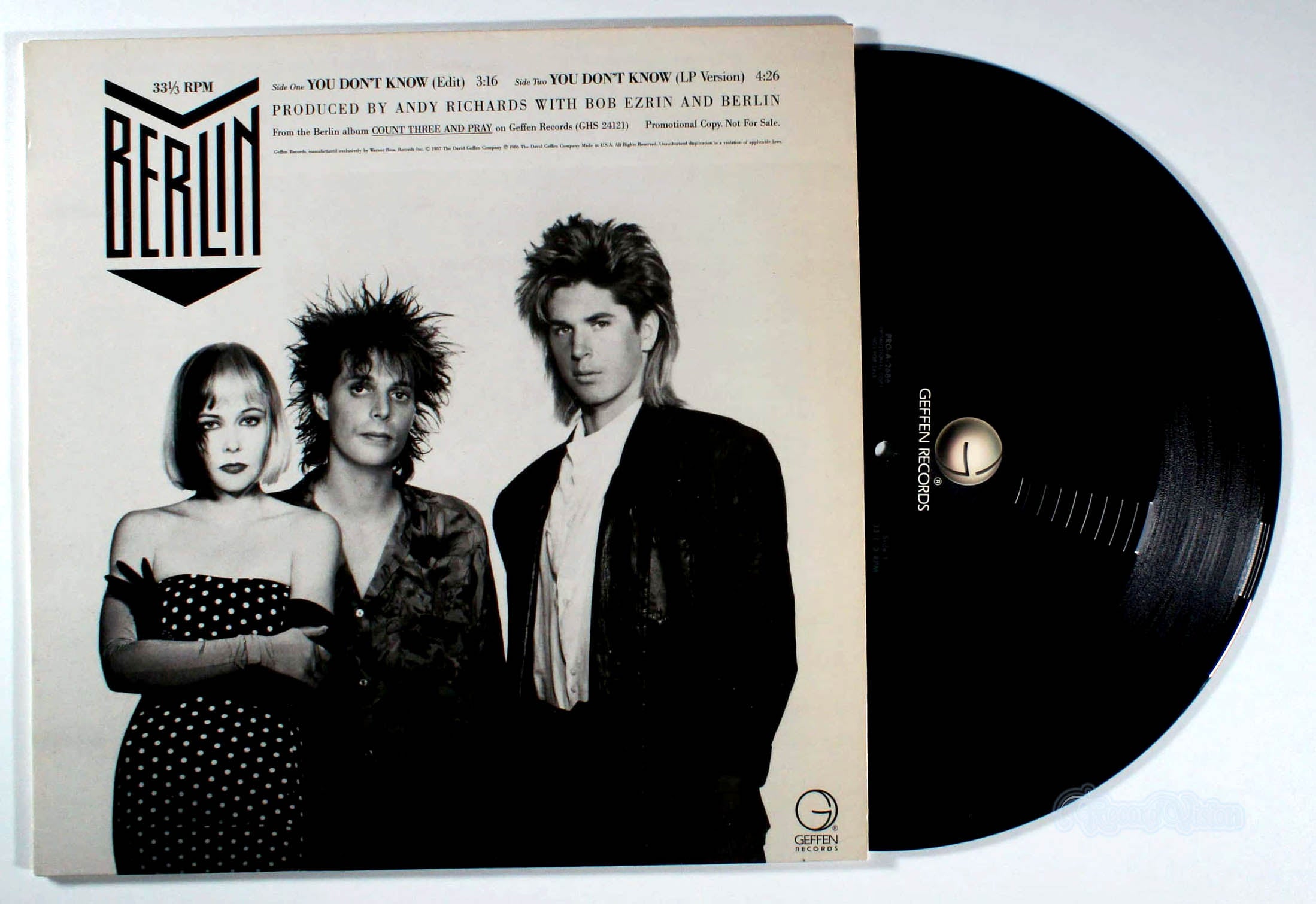 Berlin - You Don't Know (front cover) Vinyl