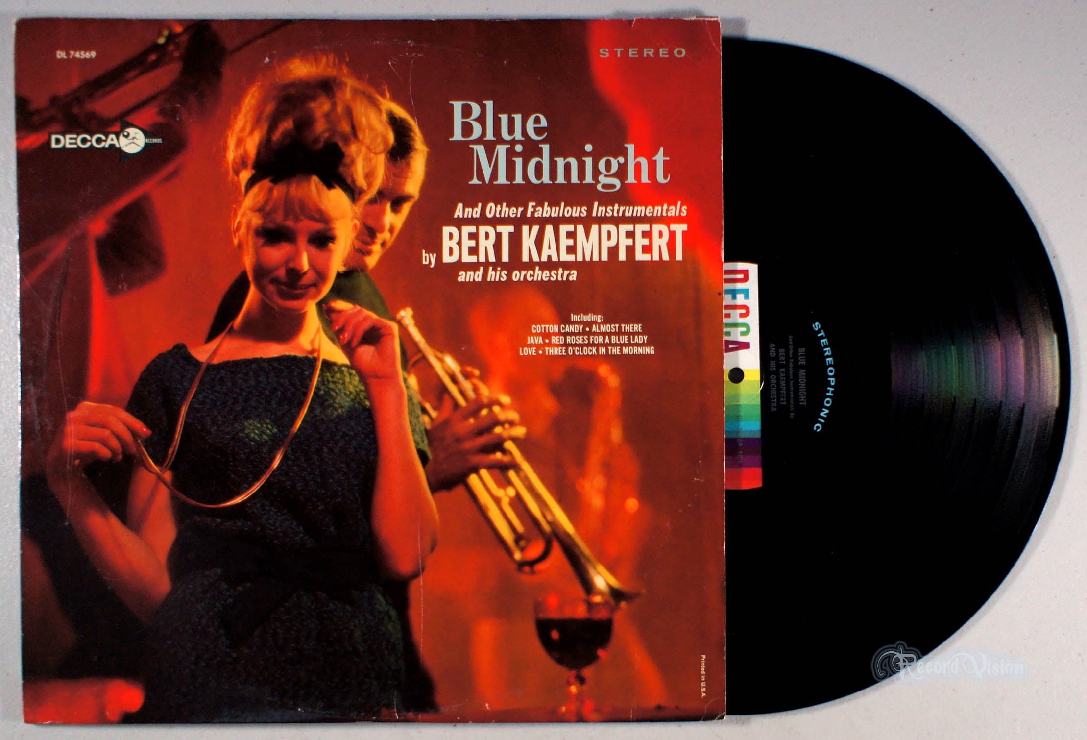 Bert Kaempfert - Blue Midnight (front cover) Vinyl