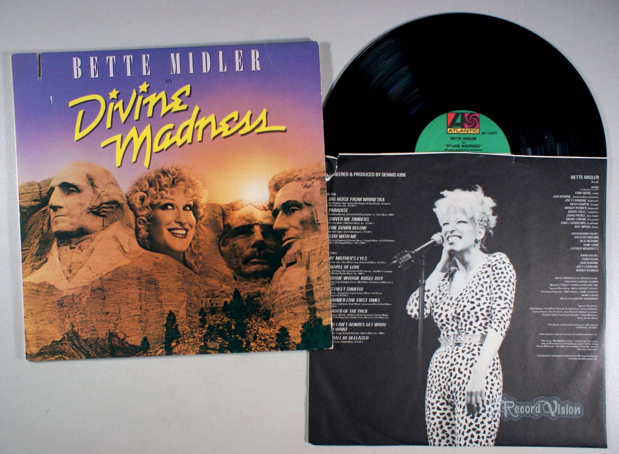 Bette Midler - Divine Madness (front cover) Vinyl