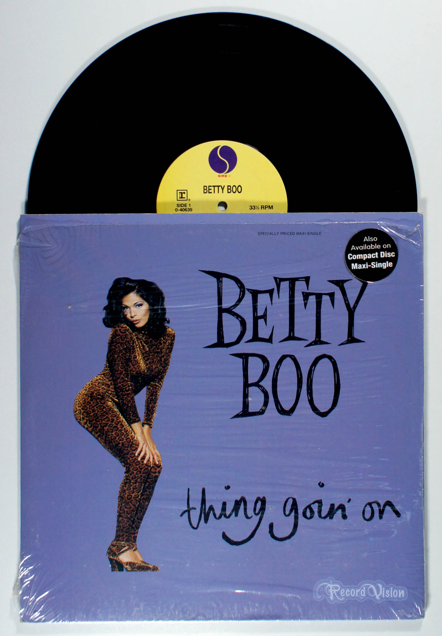 Betty Boo - Thing Goin' on (12" Single) (front cover) Vinyl