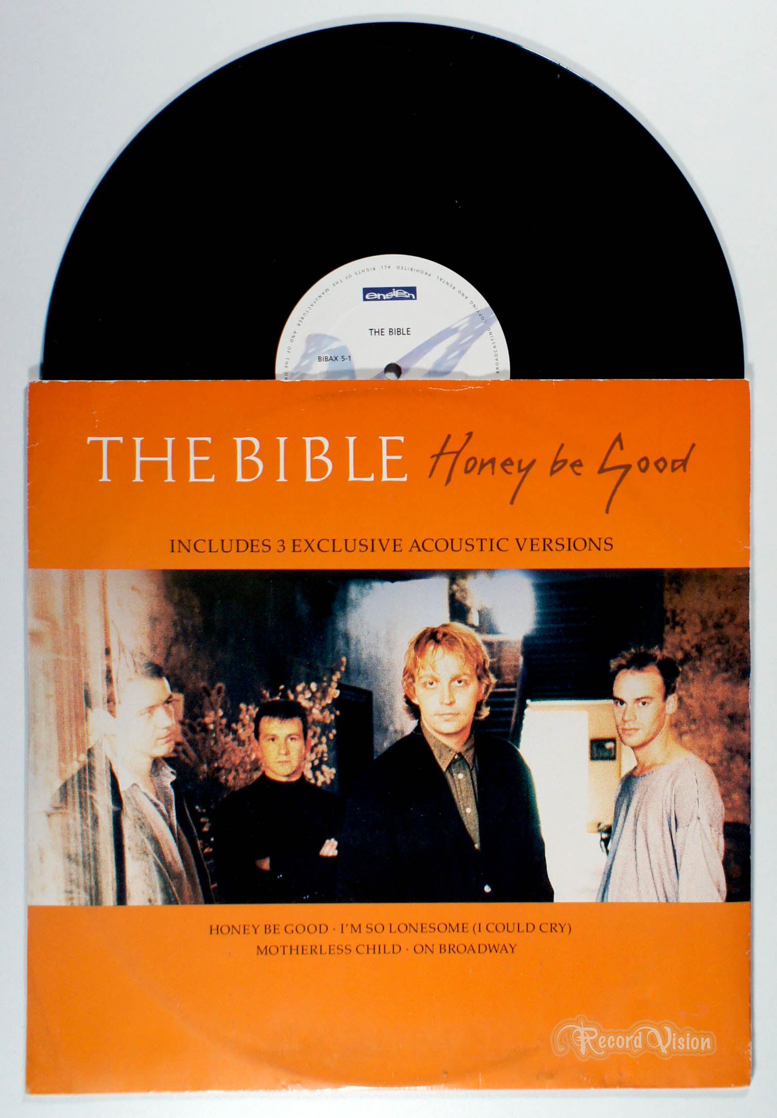 Bible - Honey Be Good (12" Single) (front cover) Vinyl