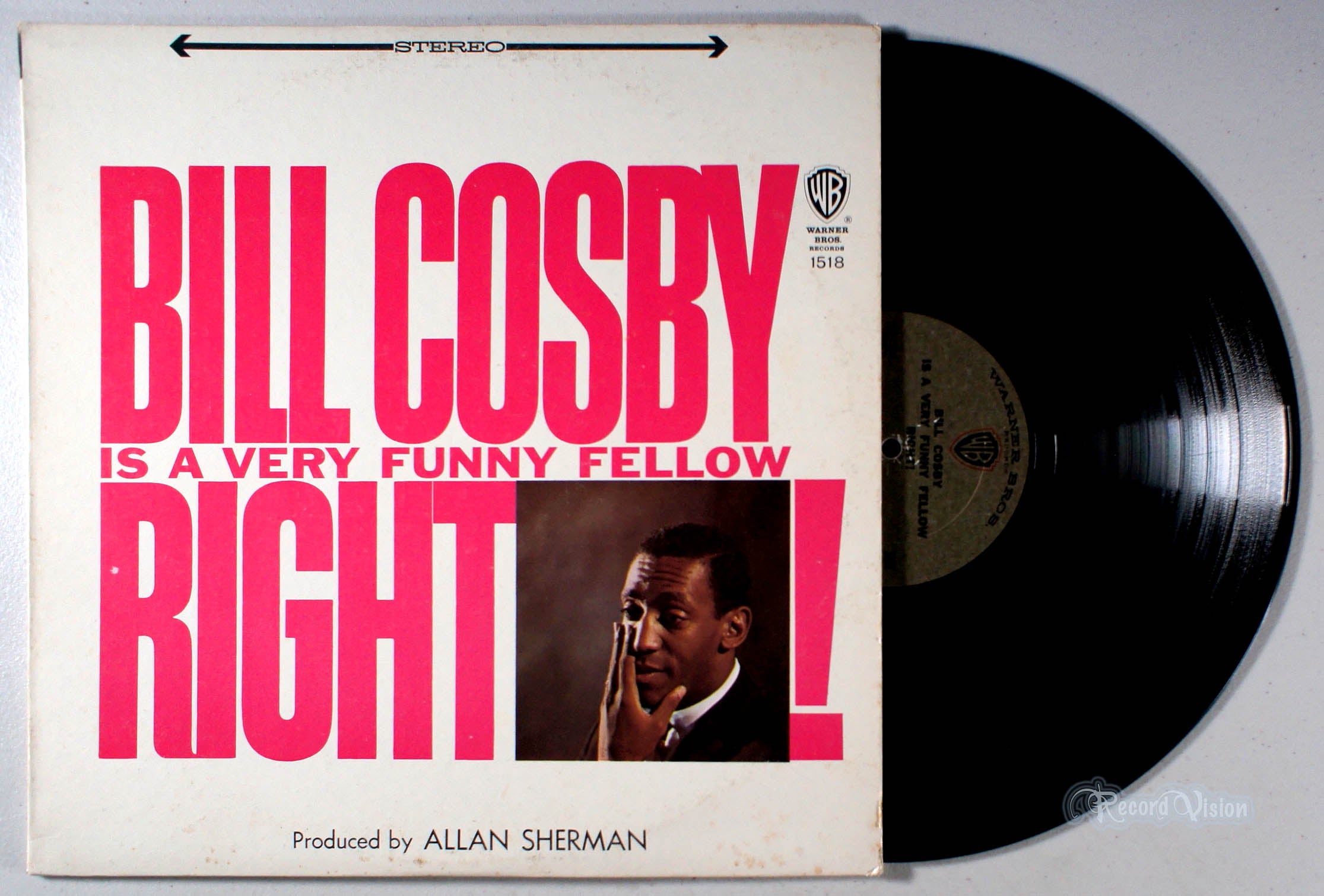 Bill Cosby - Is a Very Funny Fellow Right! (front cover) Vinyl