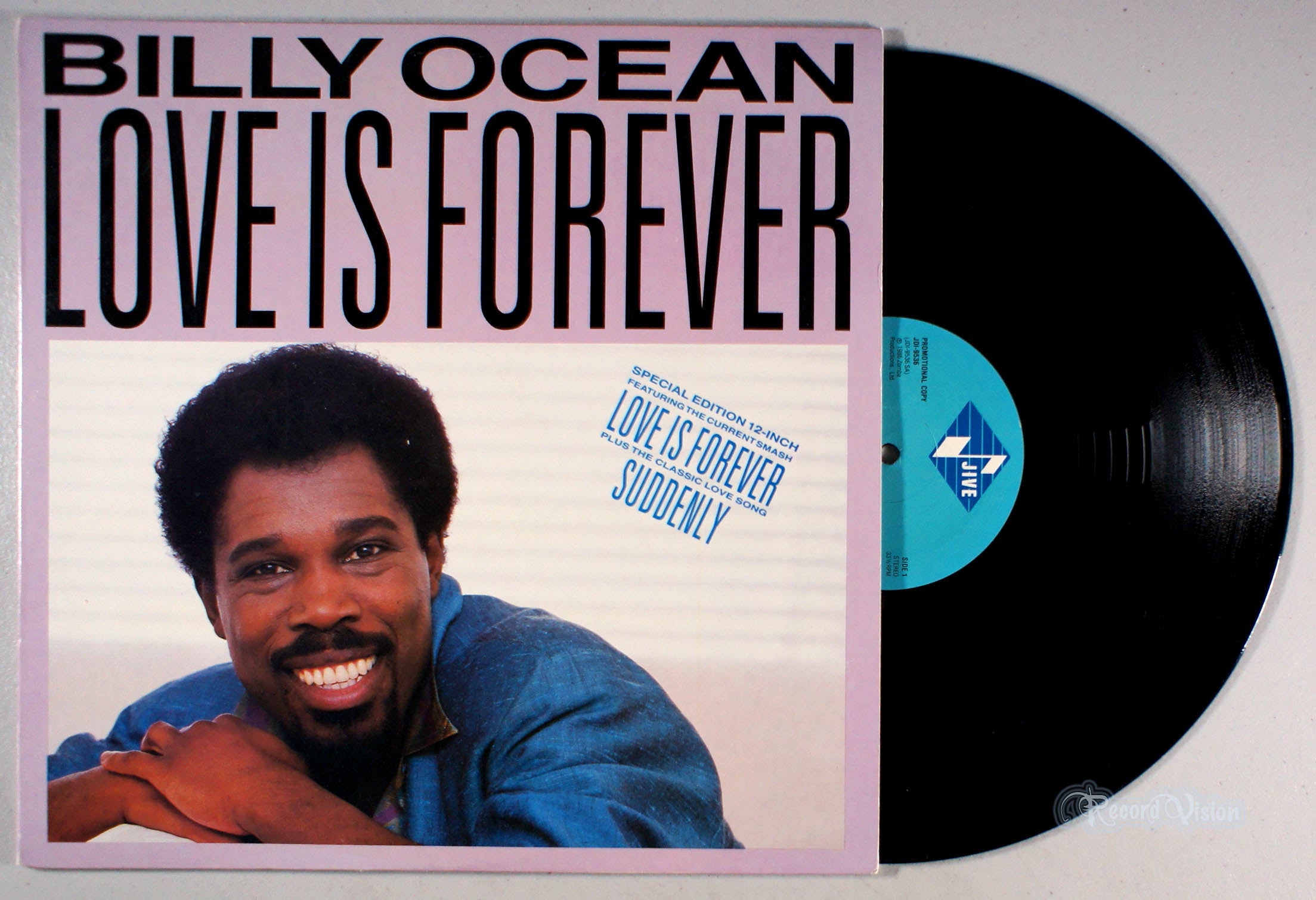 Billy Ocean - Love is Forever (front cover) Vinyl