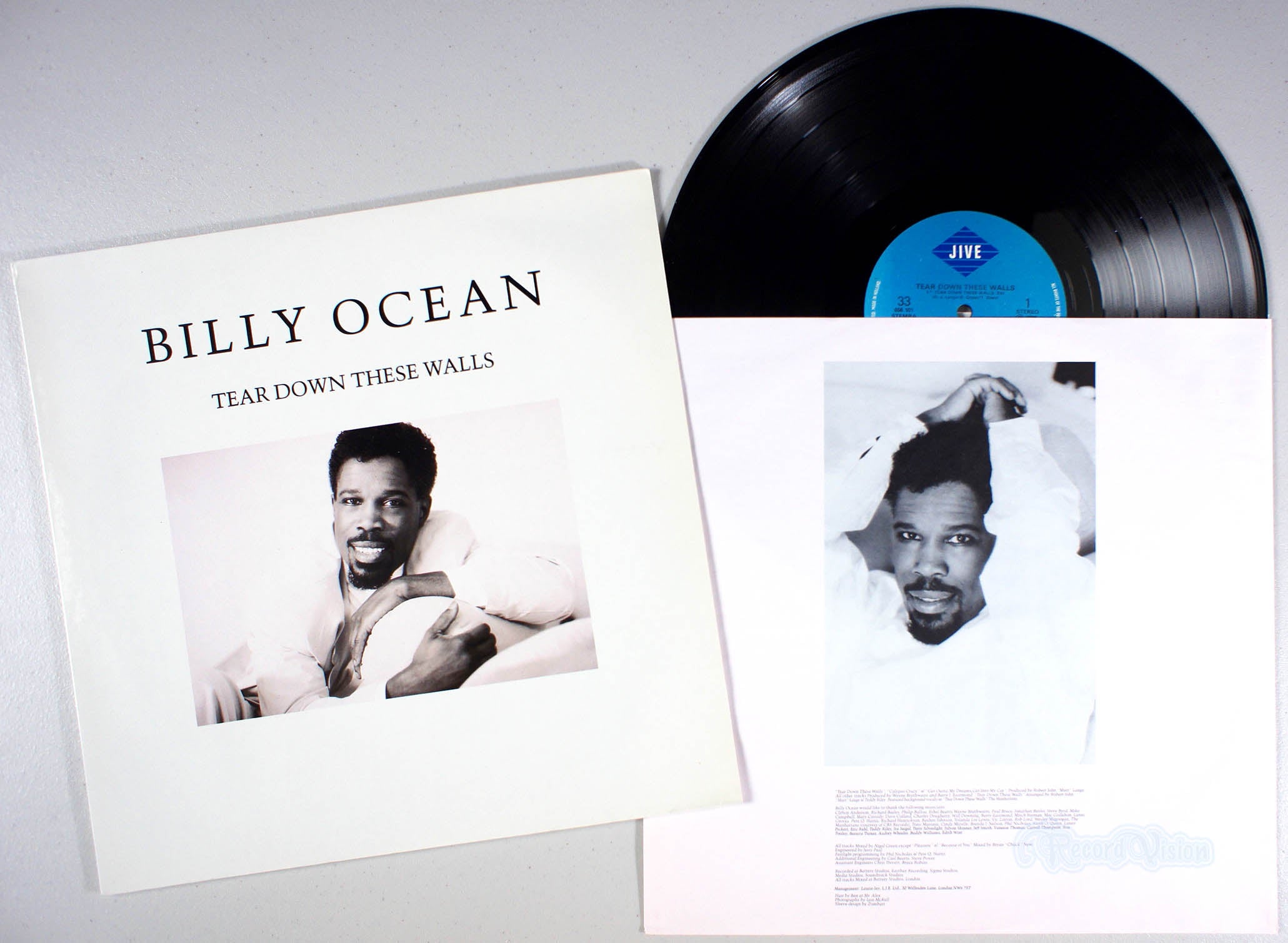 Billy Ocean - Tear Down These Walls (front cover) Vinyl