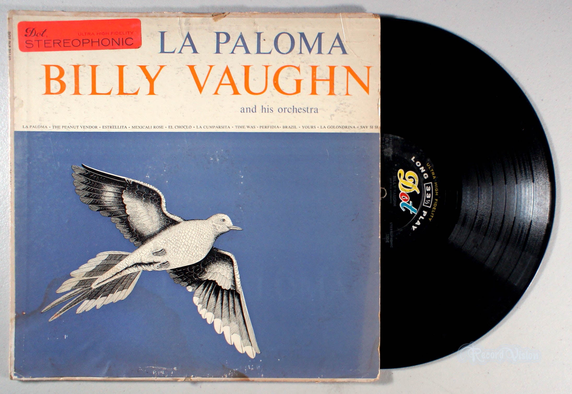 Billy Vaughn - La Paloma (front cover) Vinyl