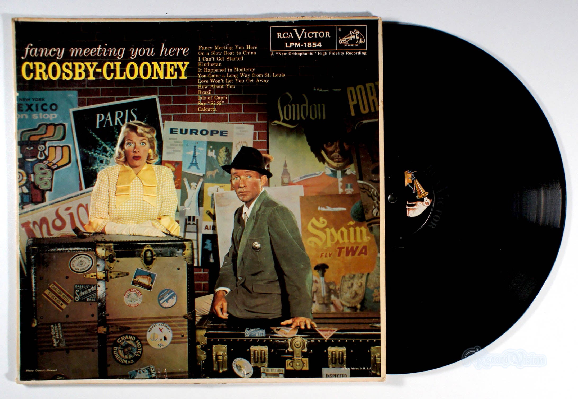 Bing Crosby - Fancy Meeting You Here (front cover) Vinyl