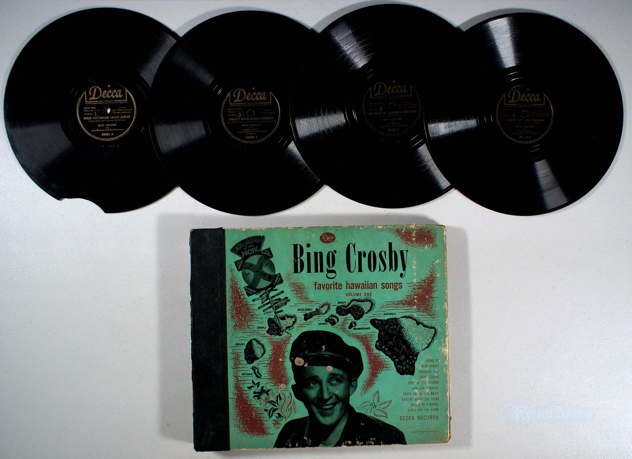 Bing Crosby - Favorite Hawaiian Songs, Volume Two (front cover) Vinyl