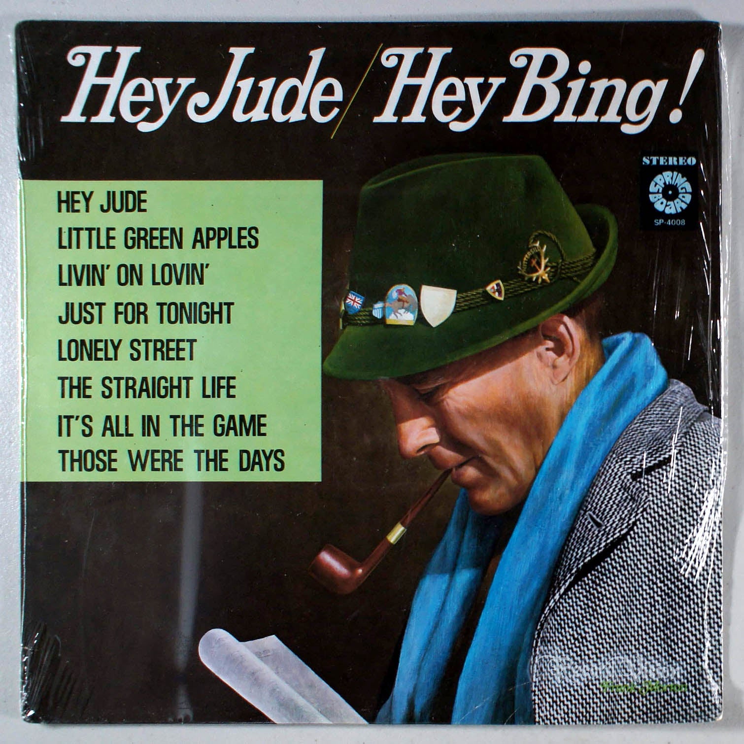 Bing Crosby - Hey Jude (front cover) Vinyl