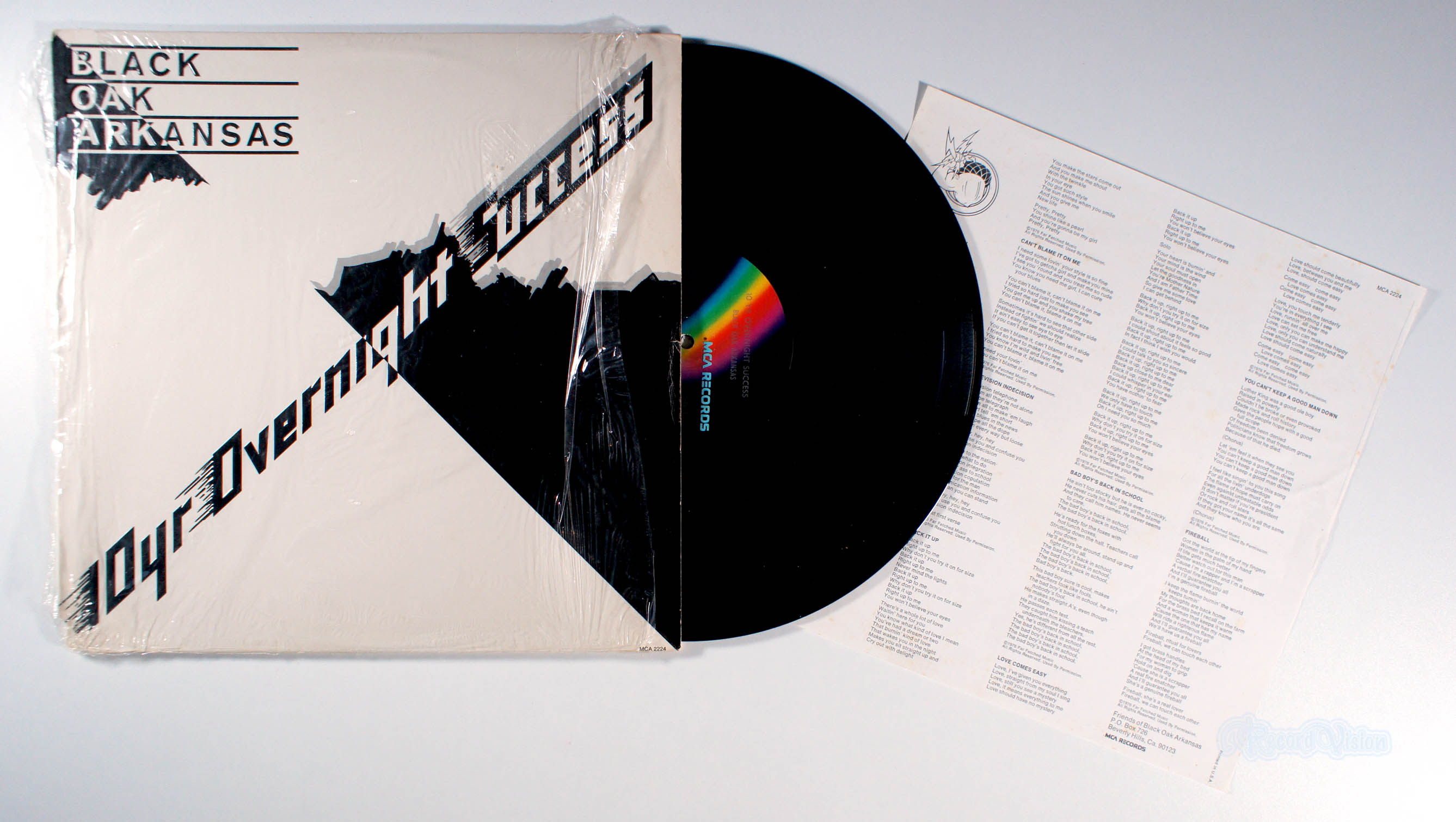 Black Oak Arkansas - 10yr Overnight Success (front cover) Vinyl