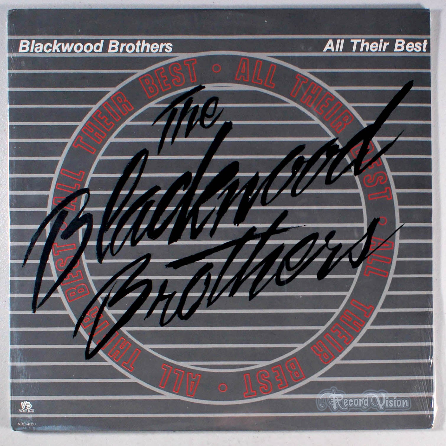 Blackwood Brothers - All Their Best (front cover) Vinyl