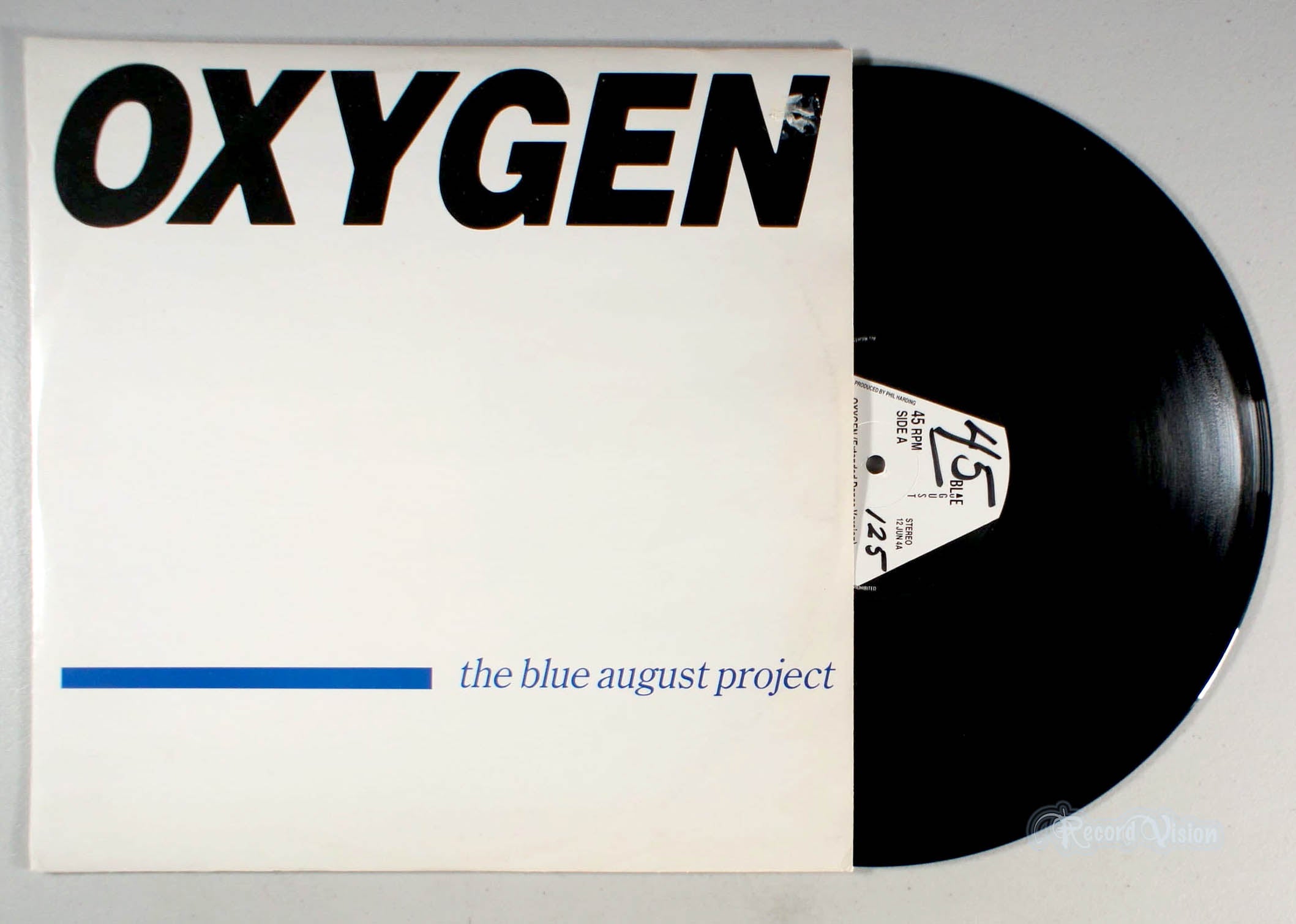 Blue August Project - Oxygen (front cover) Vinyl