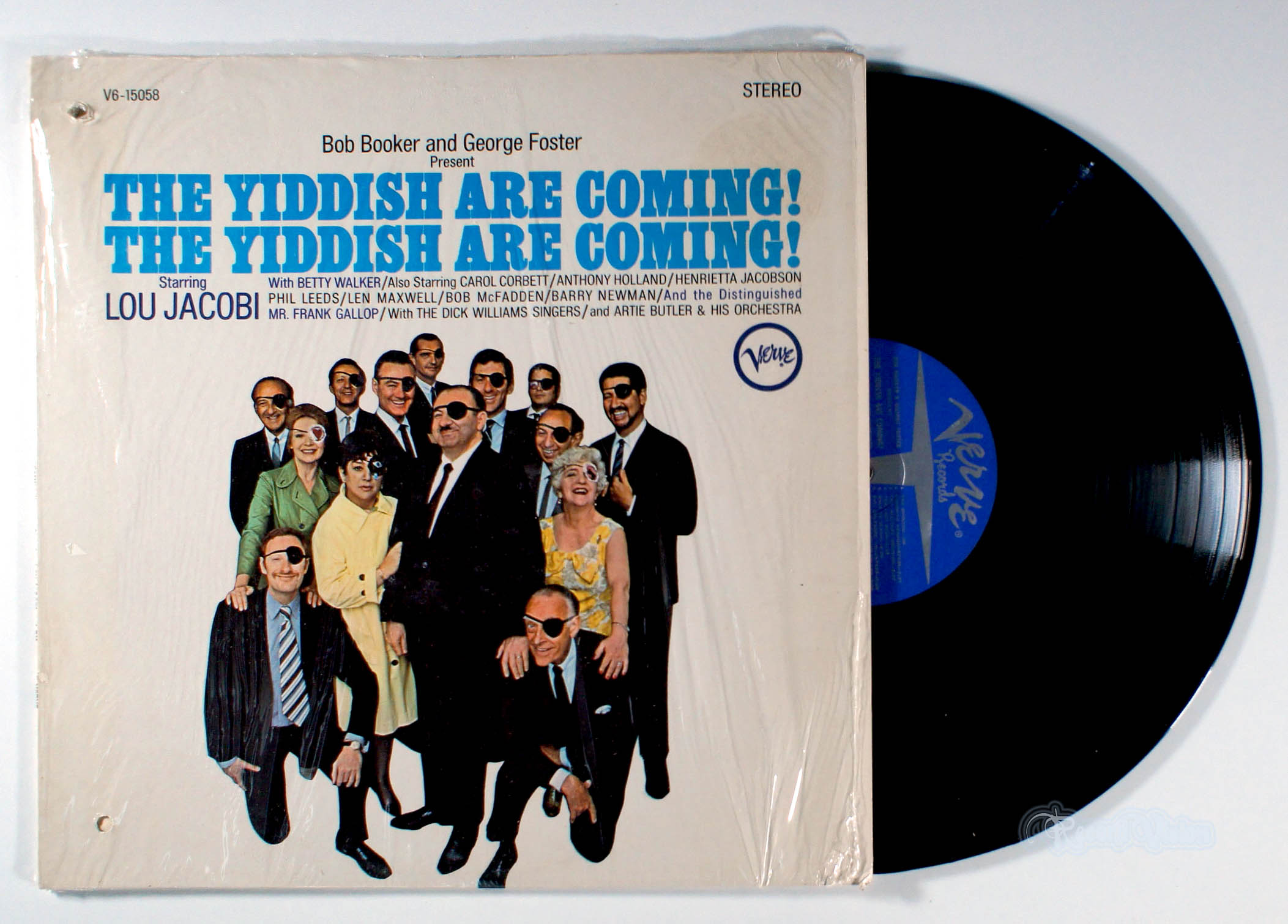Bob Booker and George Foster - The Yiddish Are Coming! The Yiddish Are Coming! (front cover) Vinyl