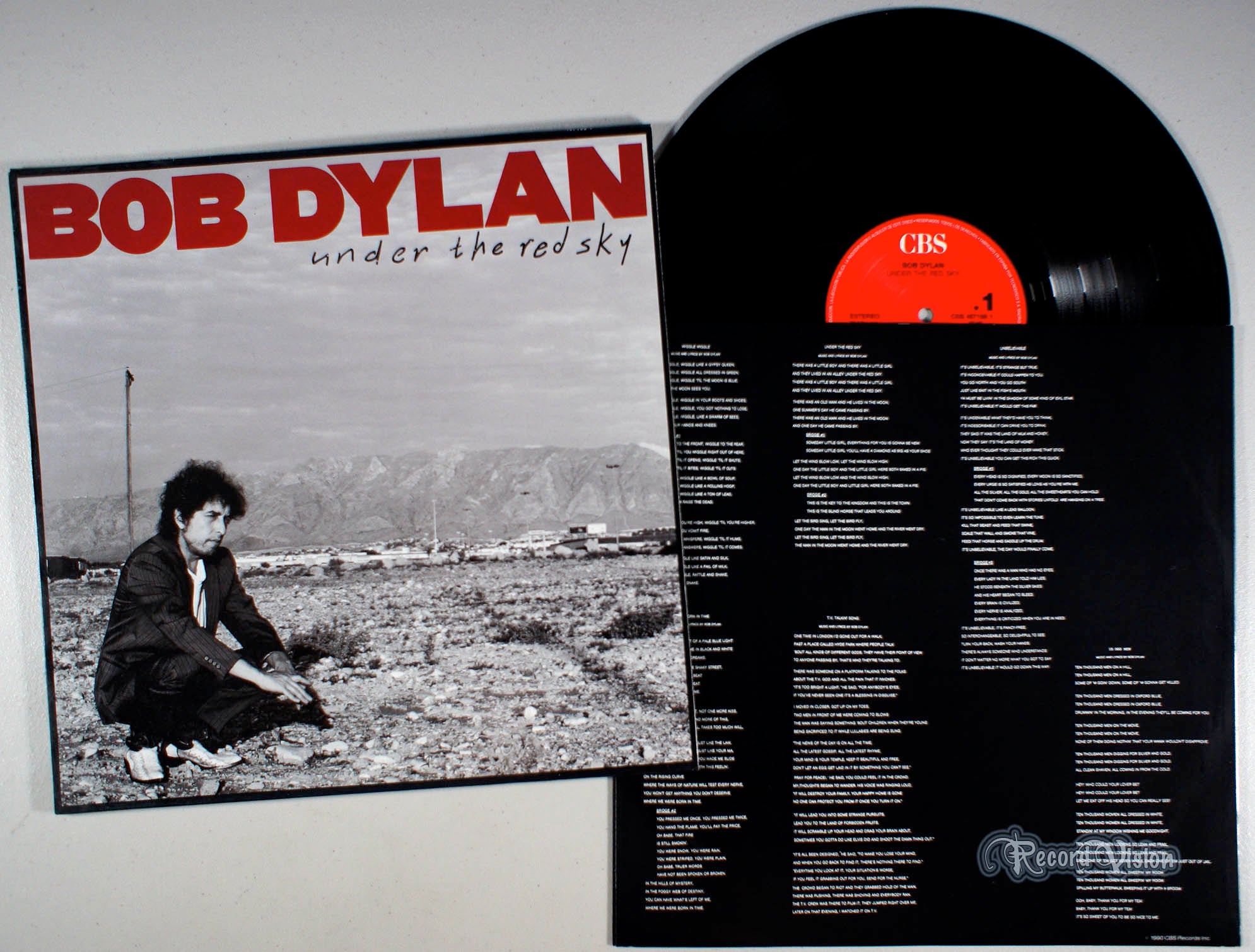 Bob Dylan - Under the Red Sky (front cover) Vinyl