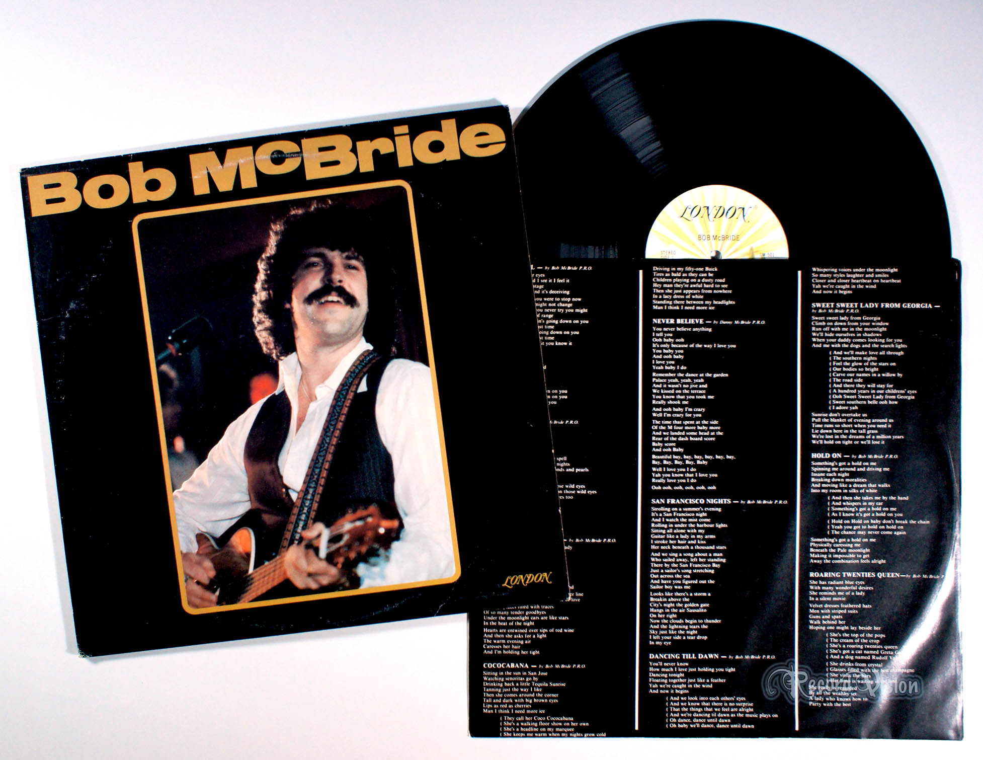 Bob McBride - Bob McBride (front cover) Vinyl