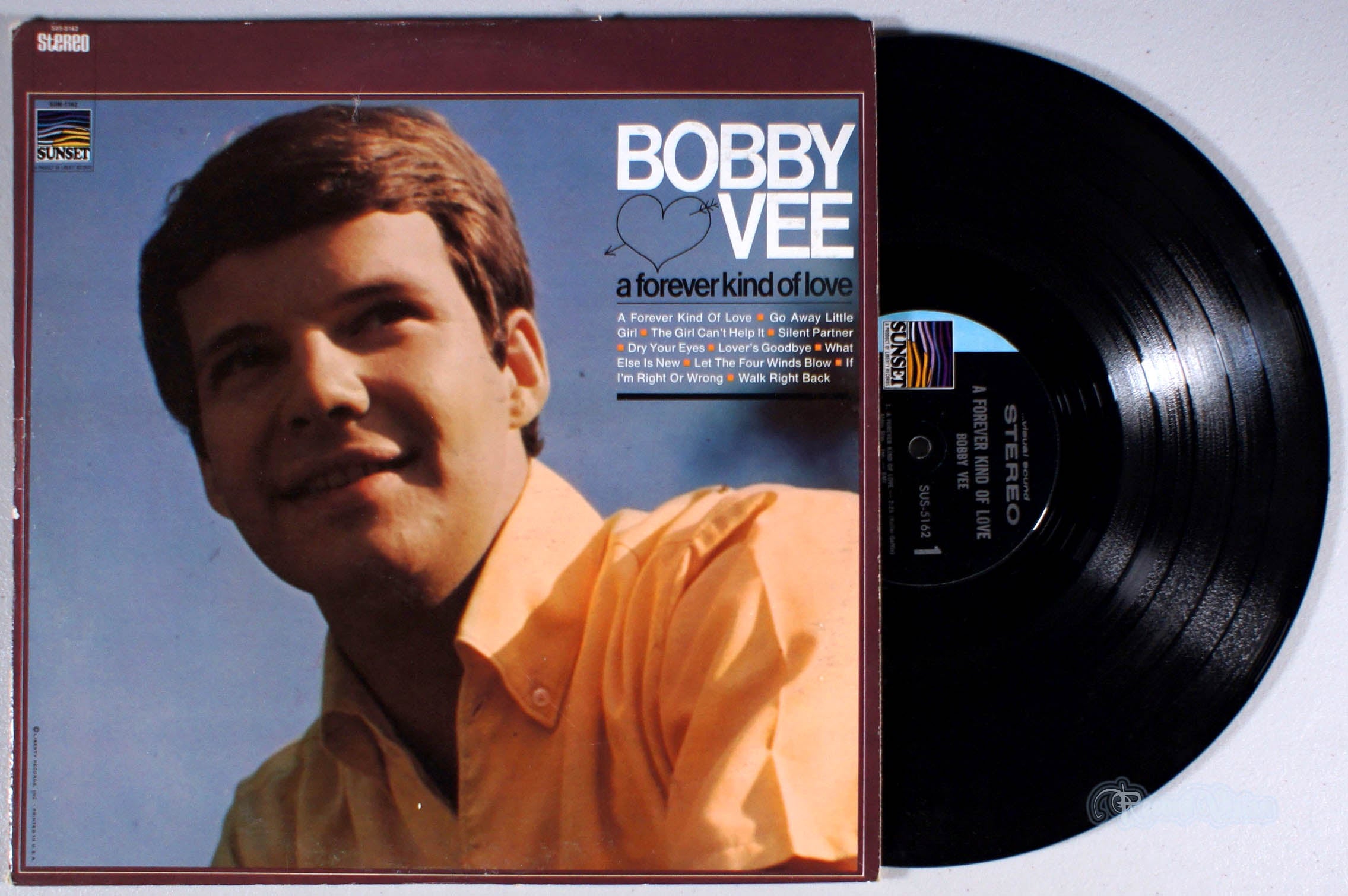 Bobby Vee - A Forever Kind of Love (front cover) Vinyl