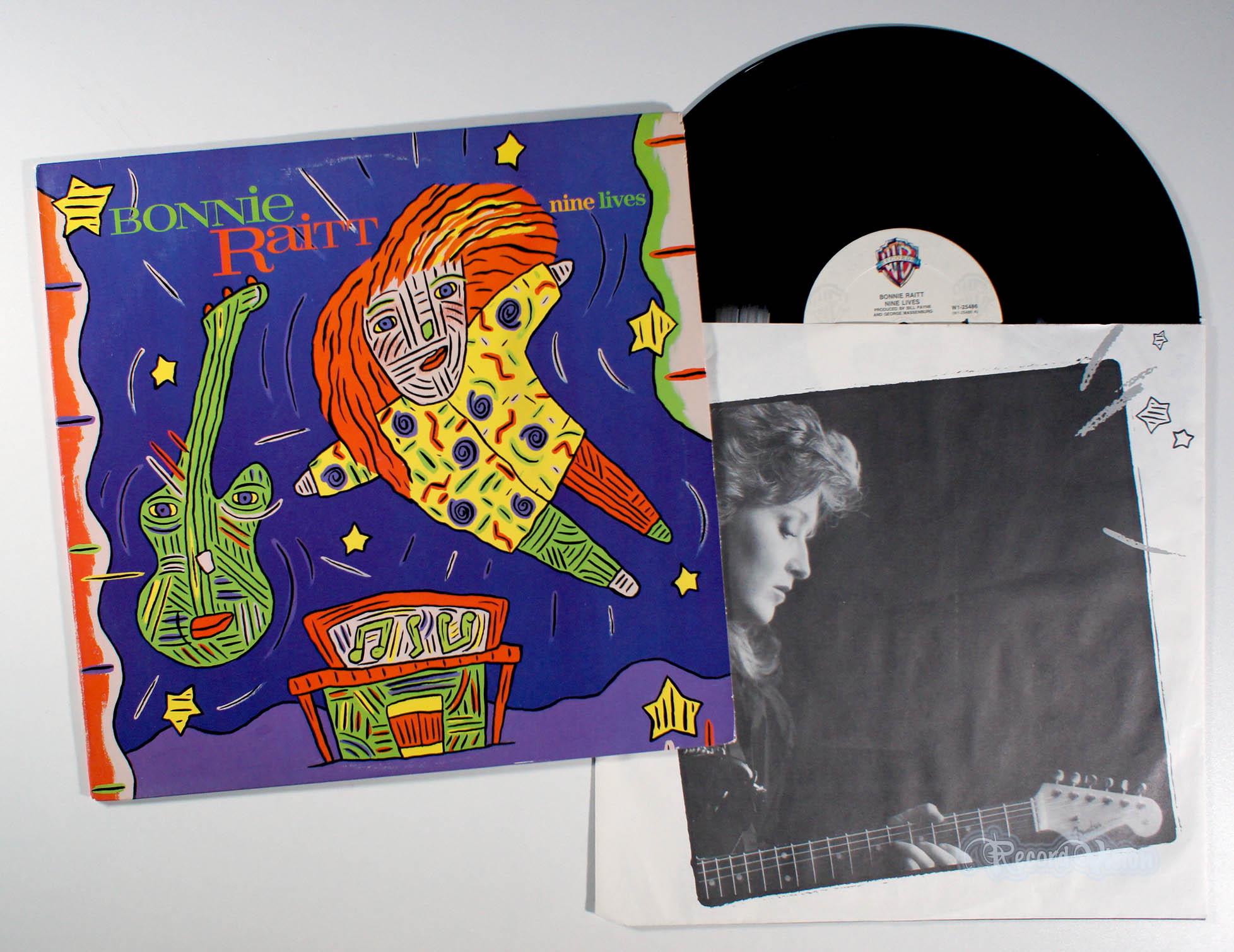 Bonnie Raitt - Nine Lives (front cover) Vinyl