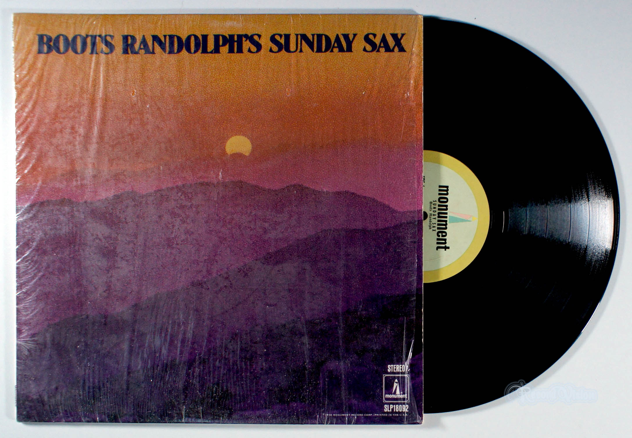 Boots Randolph - Sunday Sax (front cover) Vinyl