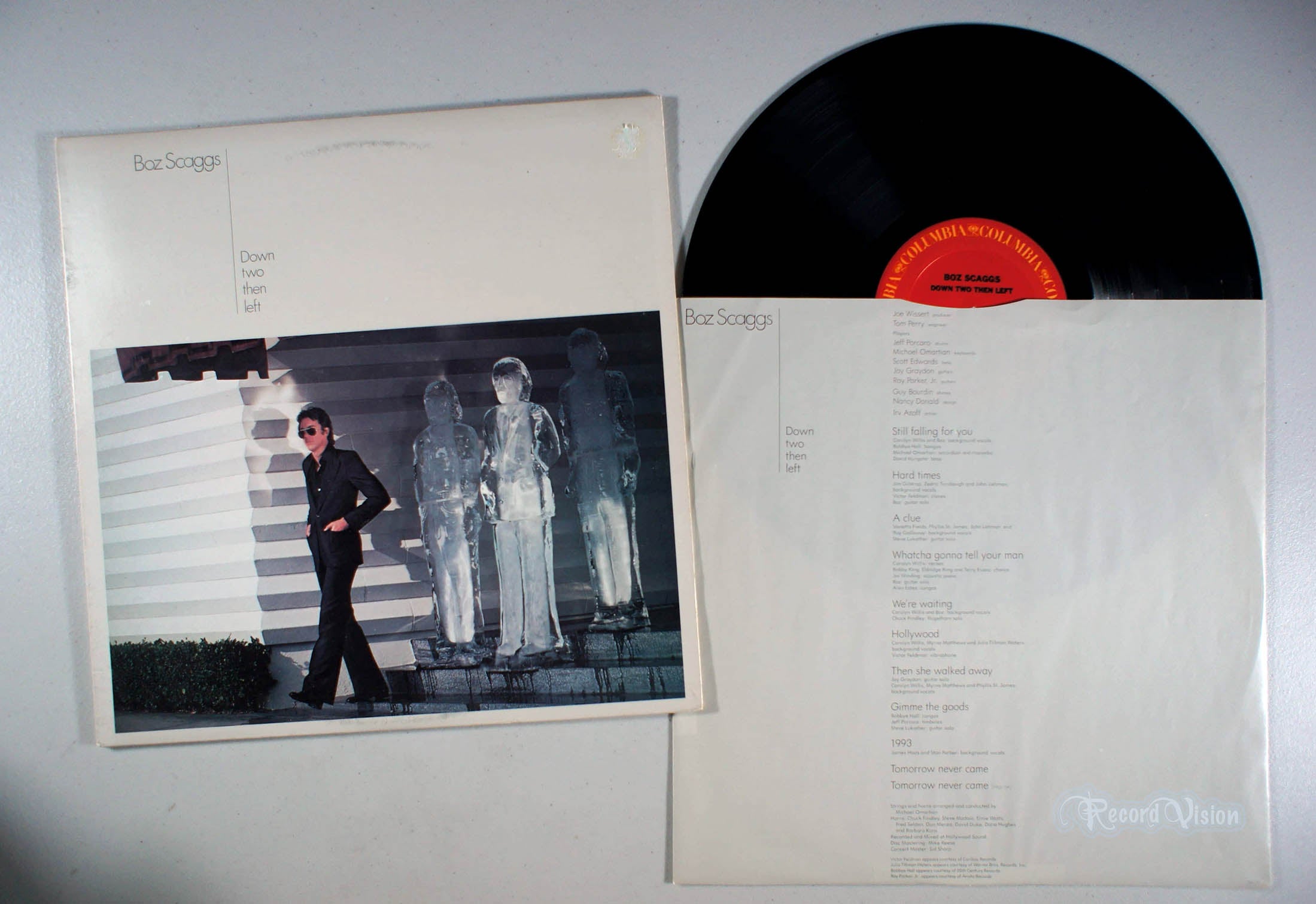 Boz Scaggs - Down Two Then Left (front cover) Vinyl