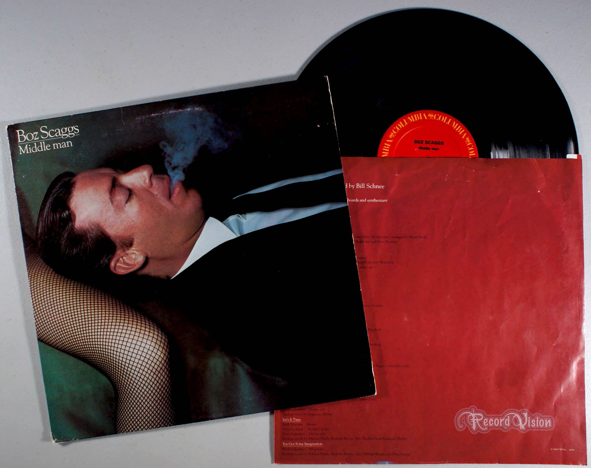 Boz Scaggs - Middle Man (front cover) Vinyl