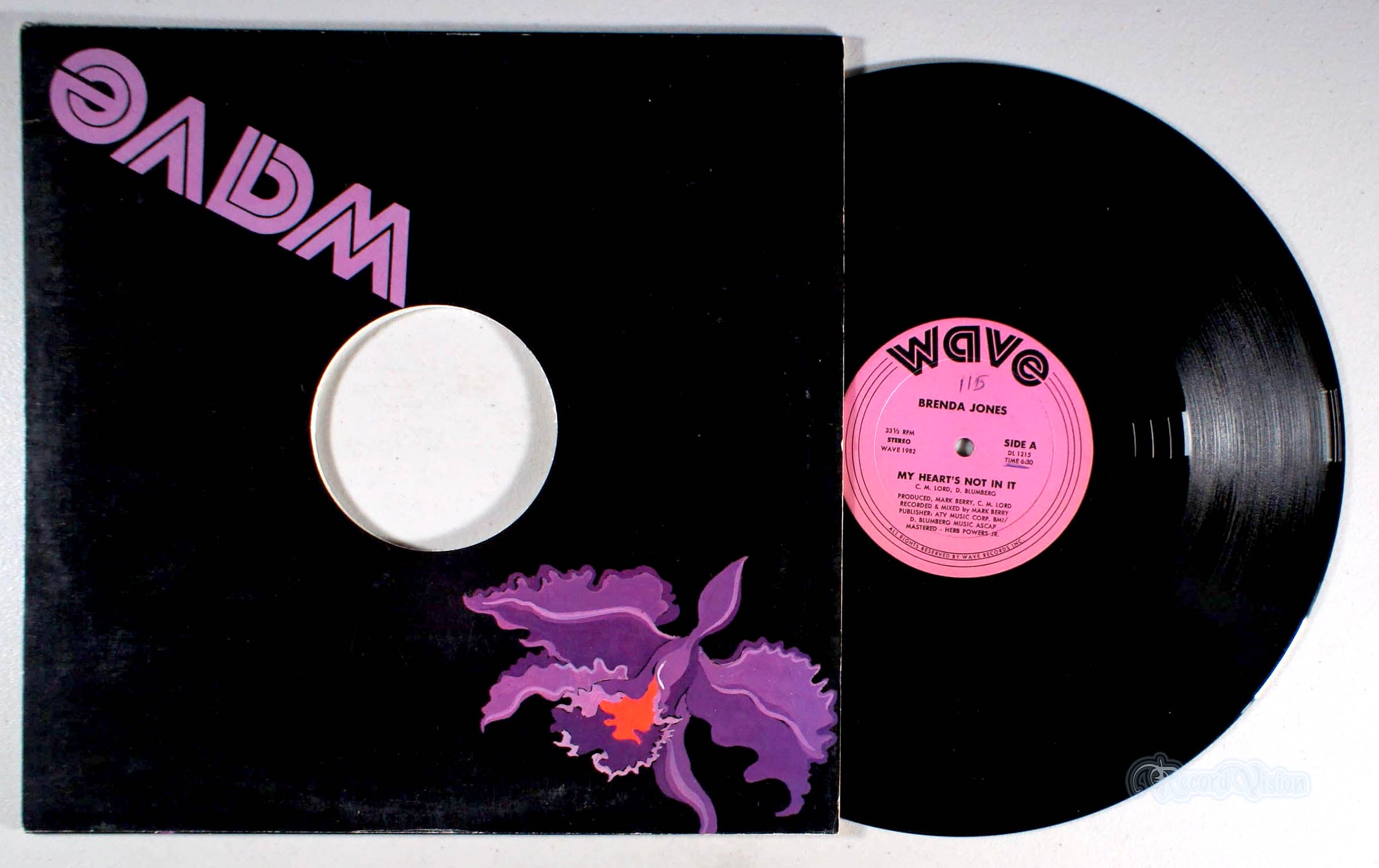 Brenda Jones - My Heart's Not in It (front cover) Vinyl