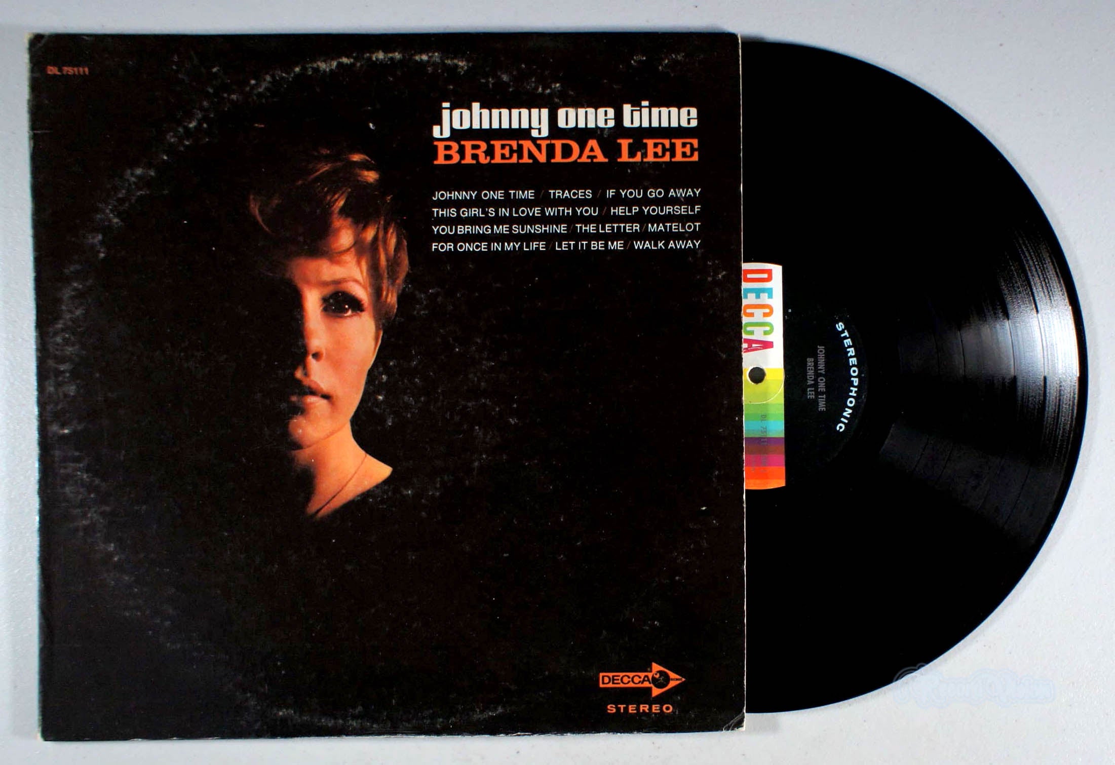 Brenda Lee - Johnny One Time (front cover) Vinyl