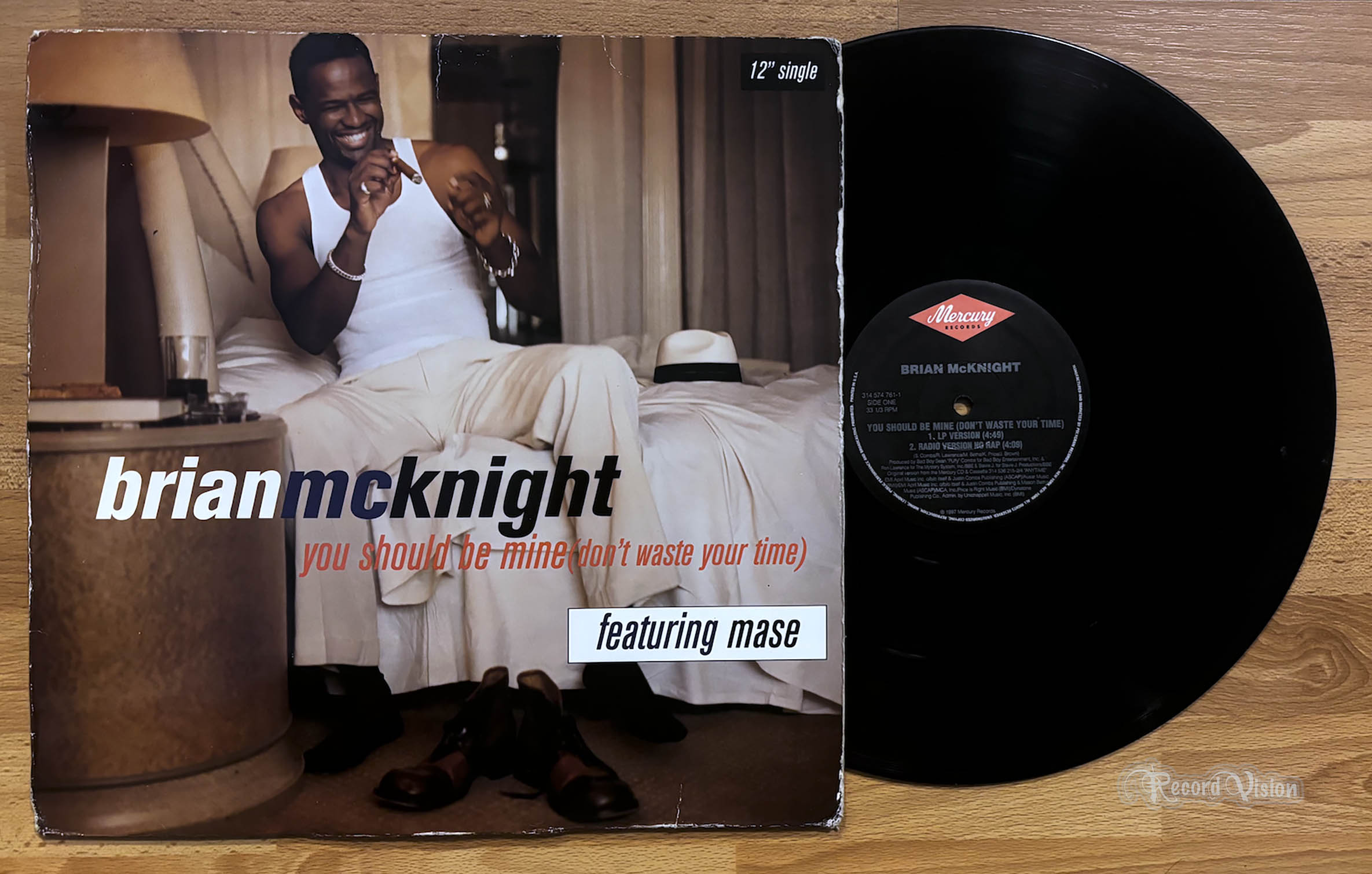Brian McKnight - You Should Be Mine (Don't Waste Your Time) (12" Single) (front cover) Vinyl