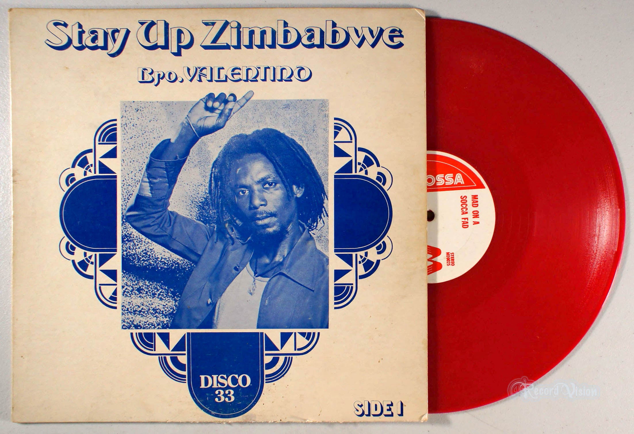 Bro. Valentino - Stay Up Zimbabwe (front cover) Vinyl