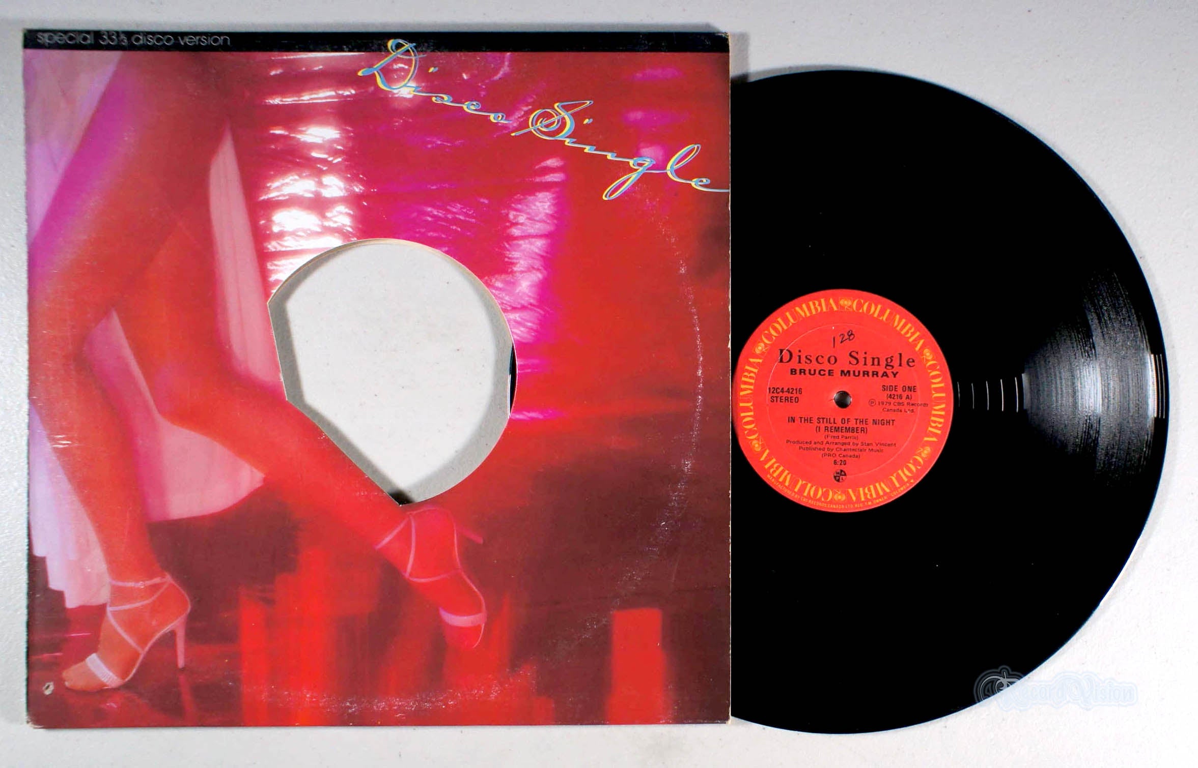 Bruce Murray - In the Still of the Night (front cover) Vinyl