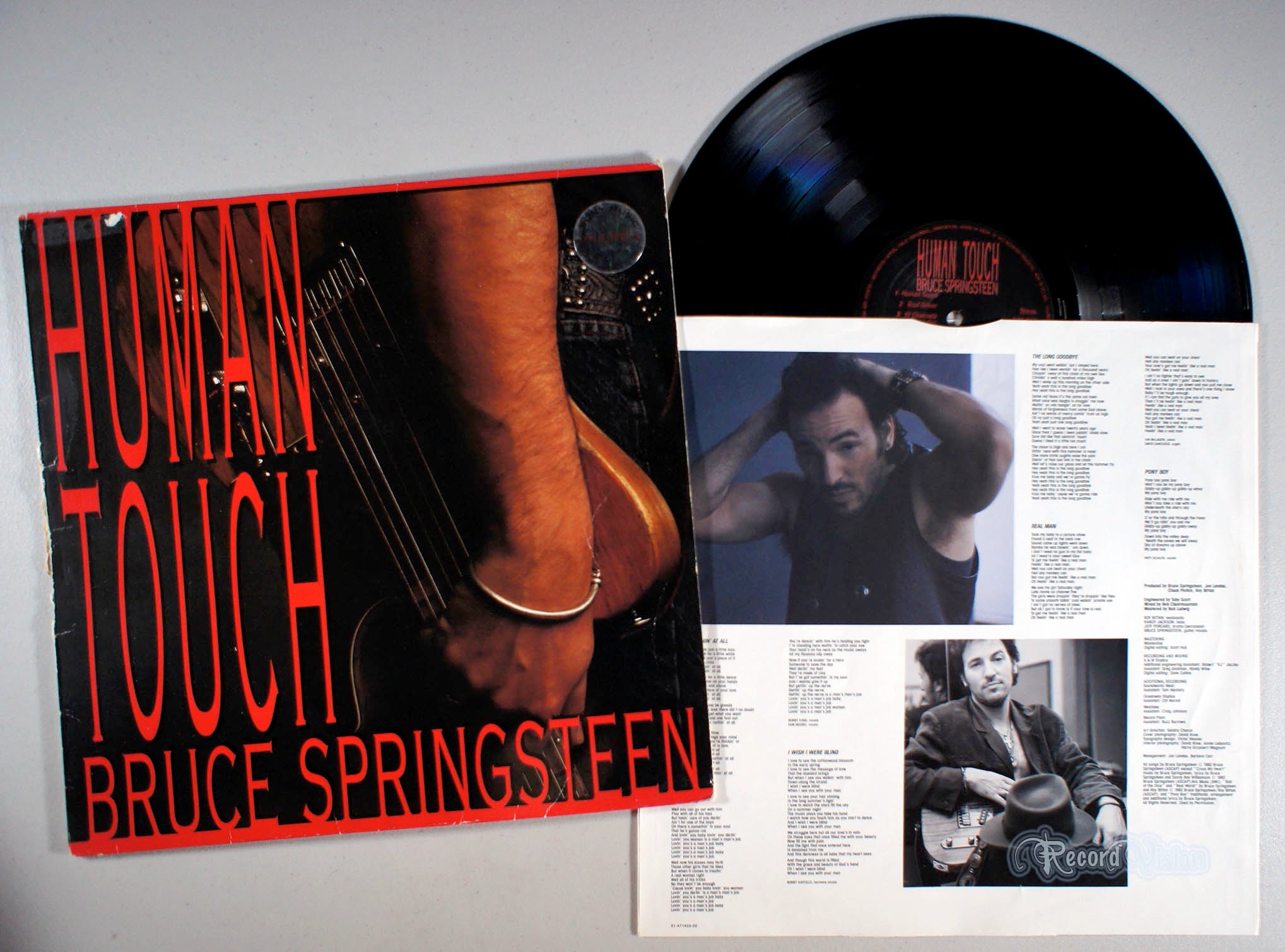 Bruce Springsteen - Human Touch (front cover) Vinyl