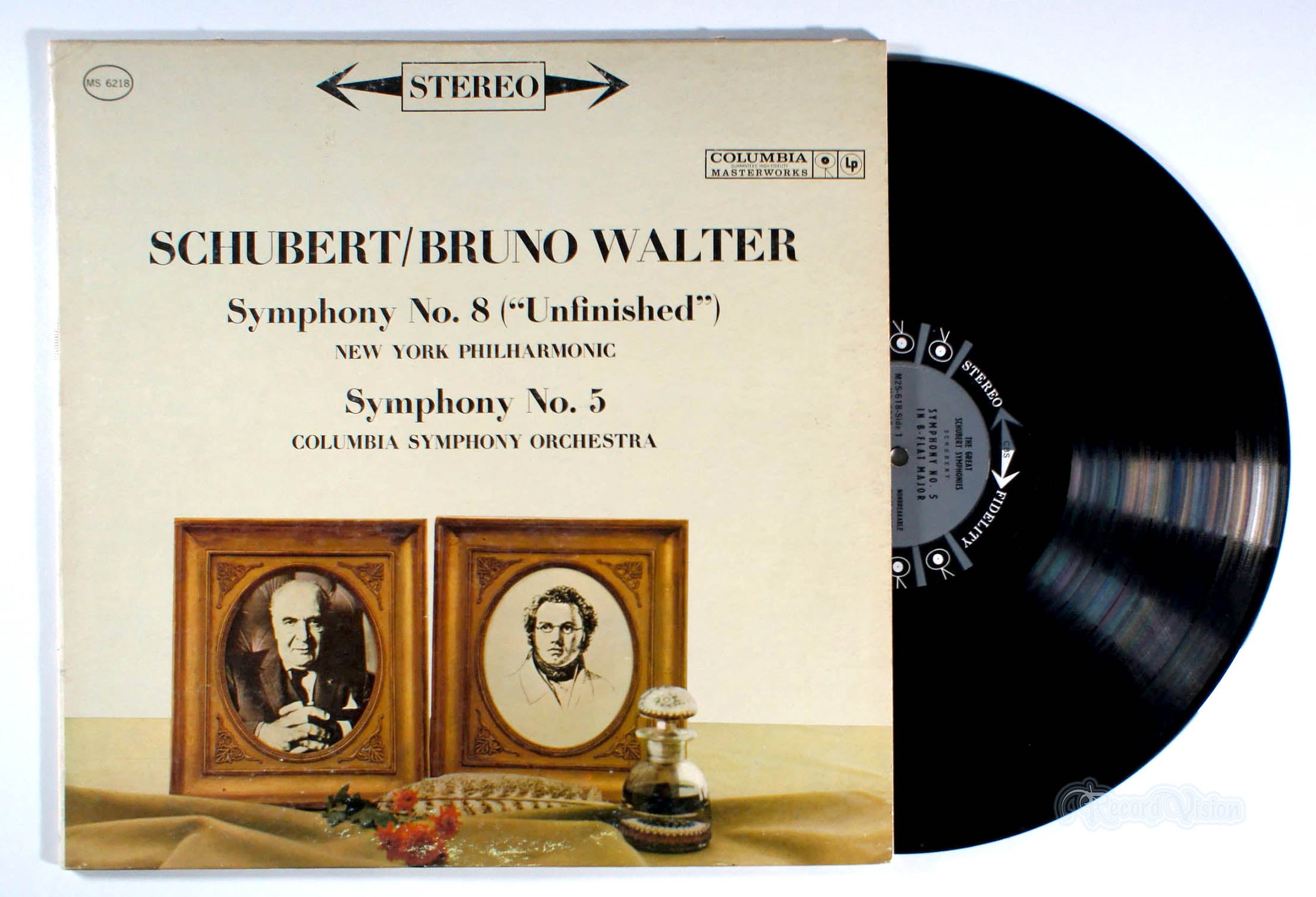 Bruno Walter - Symphony No. 8 / Symphony No. 5 (front cover) Vinyl