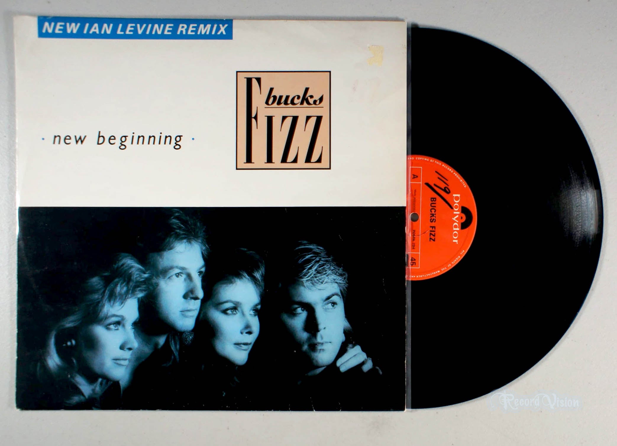 Bucks Fizz - New Beginning (front cover) Vinyl